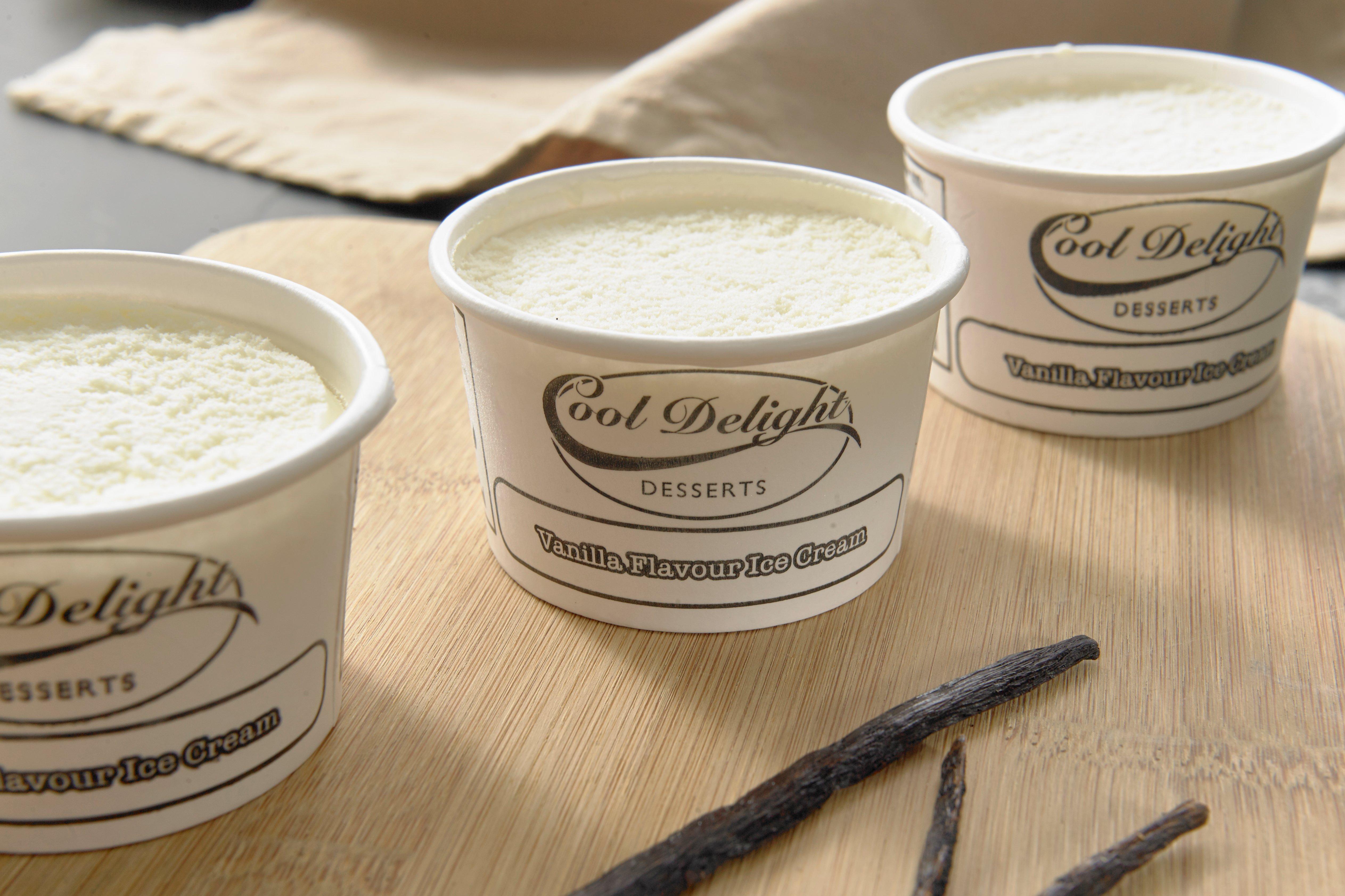 Cooldelight Vanilla Ice Cream Tubs