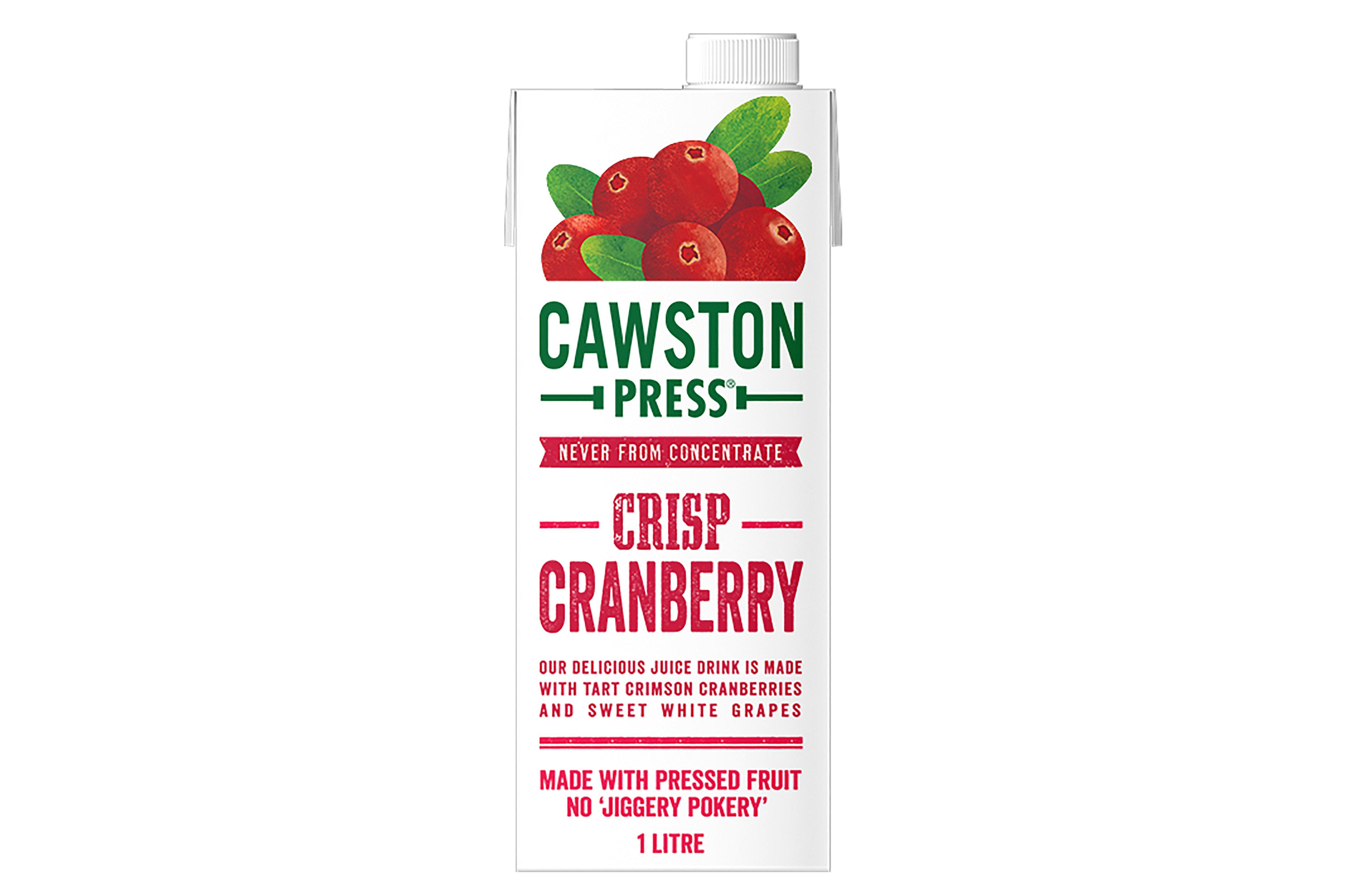 Cawston Press Cranberry Juice 1ltr