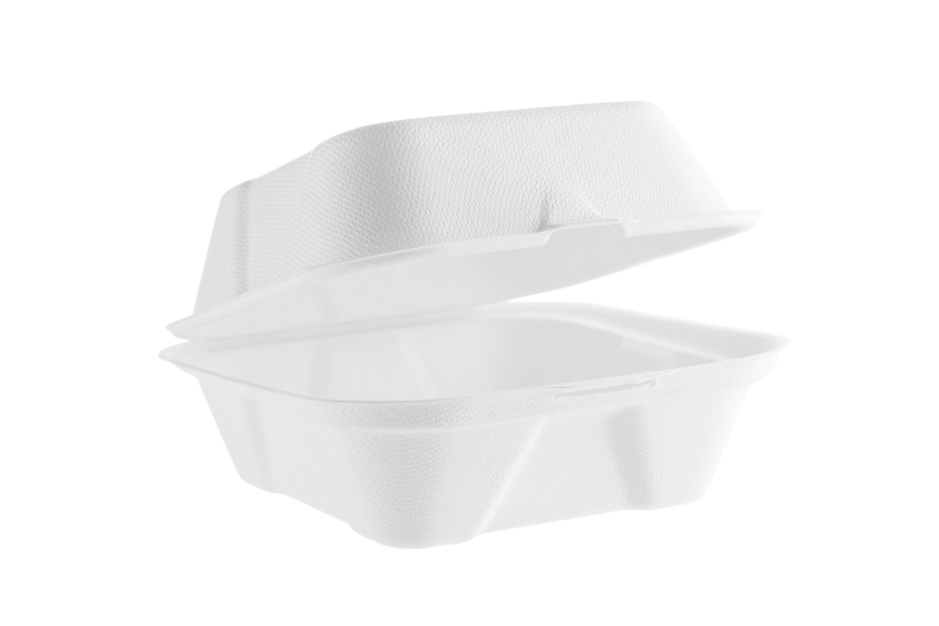 Vegware Nourish Moulded Fibre Burger Box 6 Inch