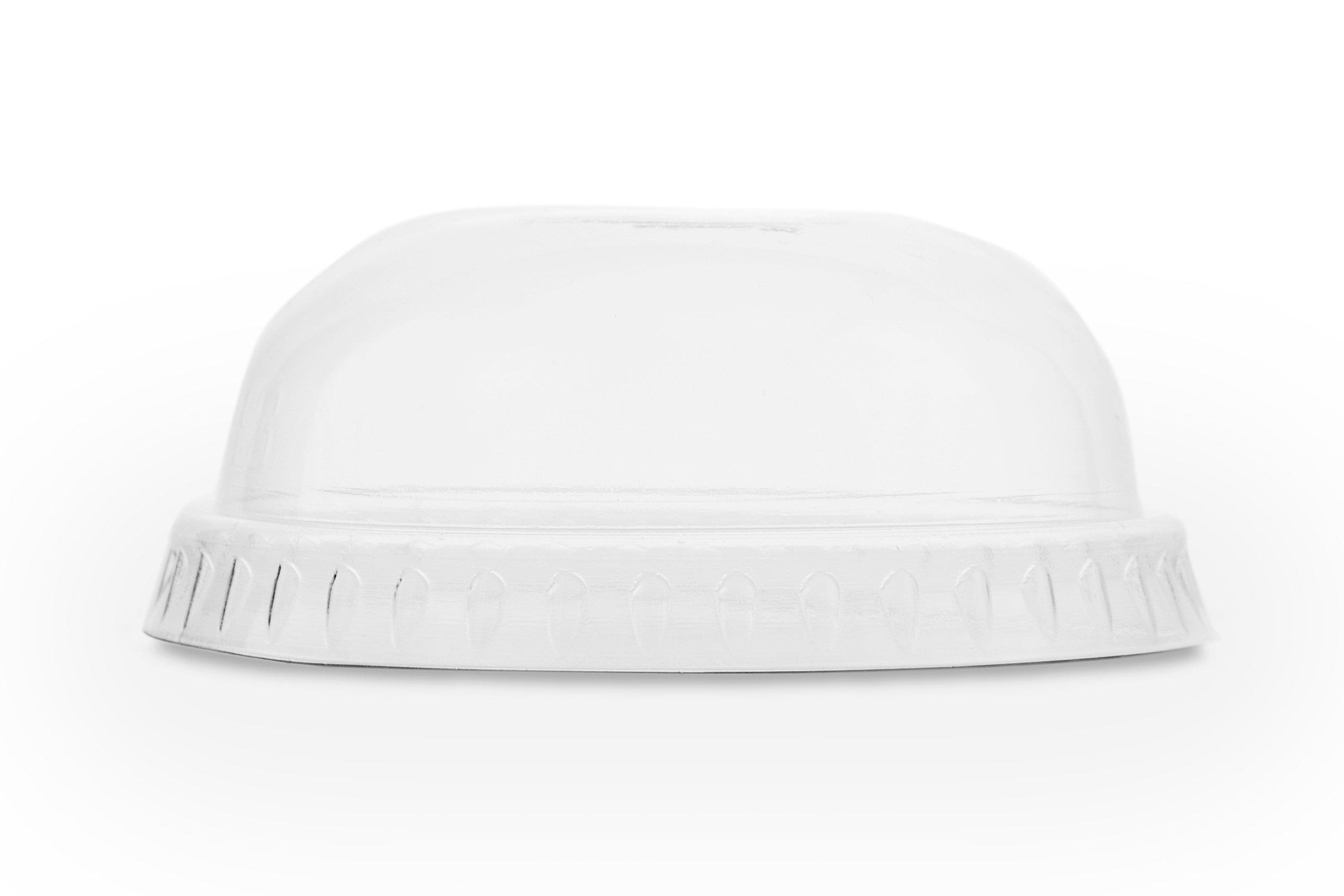 Vegware 76-Series PLA Dome Lid With Straw Slot