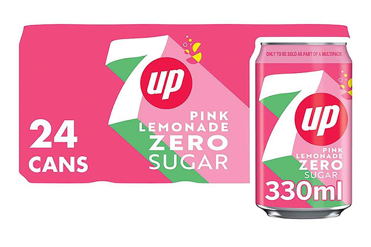 7 Up Zero Pink 330ml