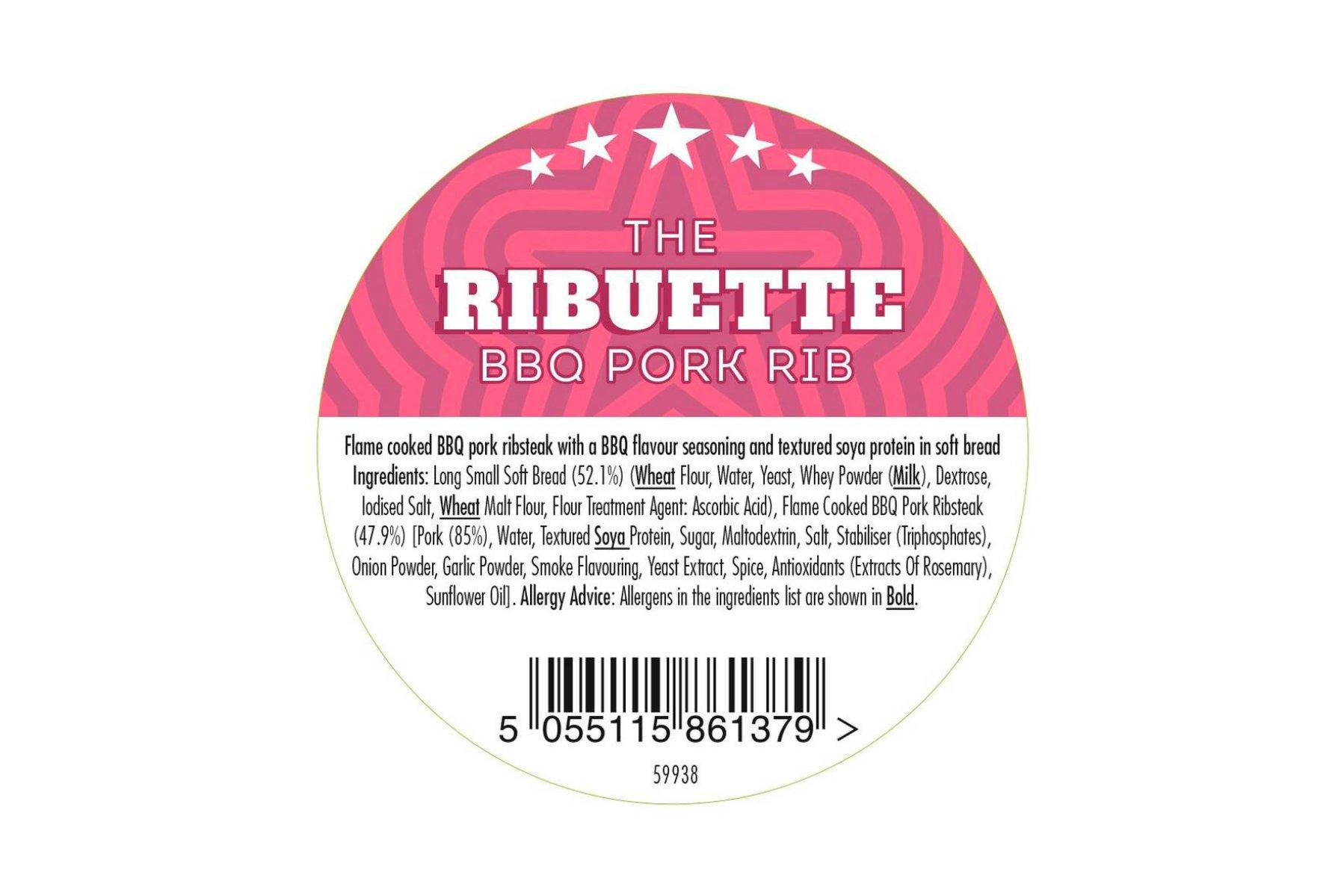 Hudsons Hudson's Ribuette Pork Rib (New) Label 2x500