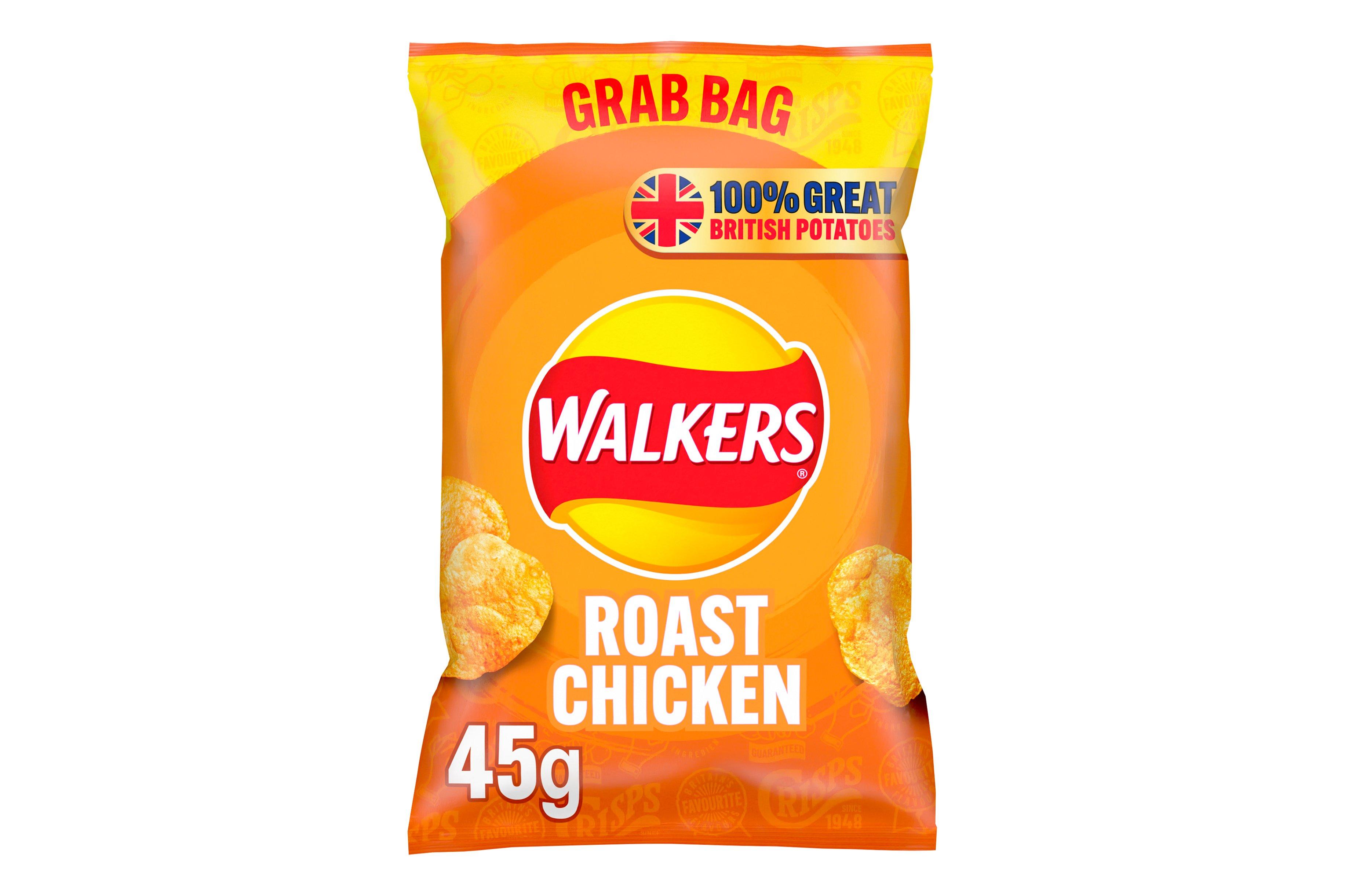 Walkers Roast Chicken Crisps 45g