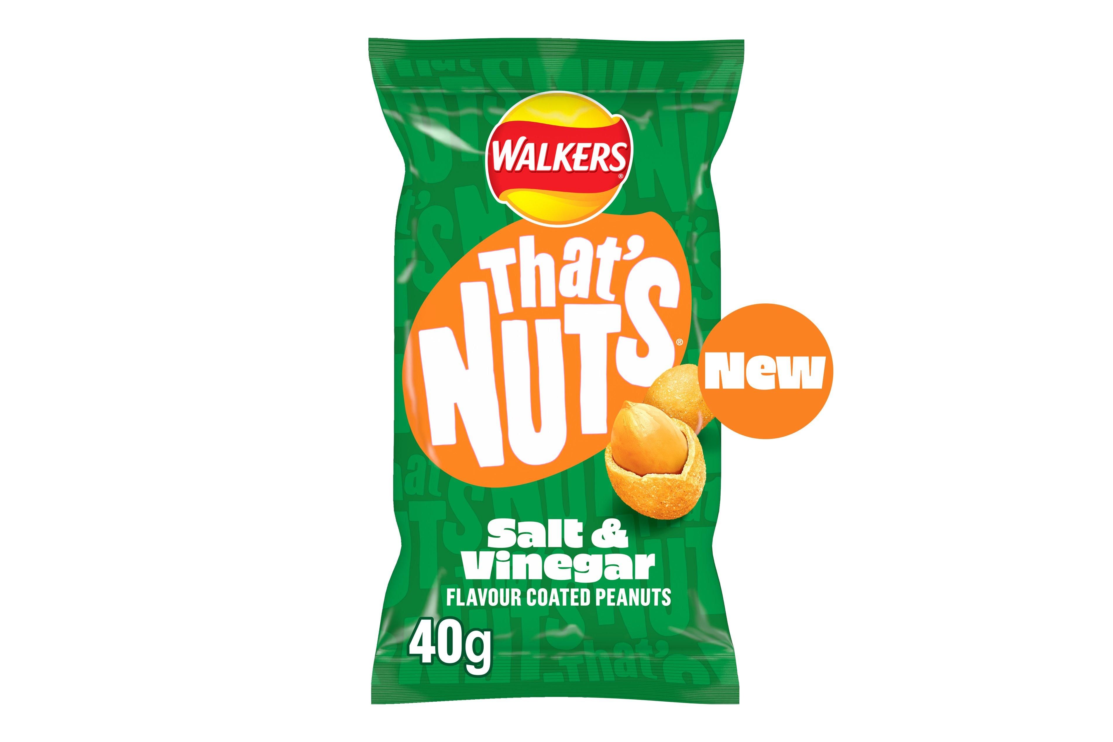 Walkers Thats Nuts Salt & Vinegar 40g
