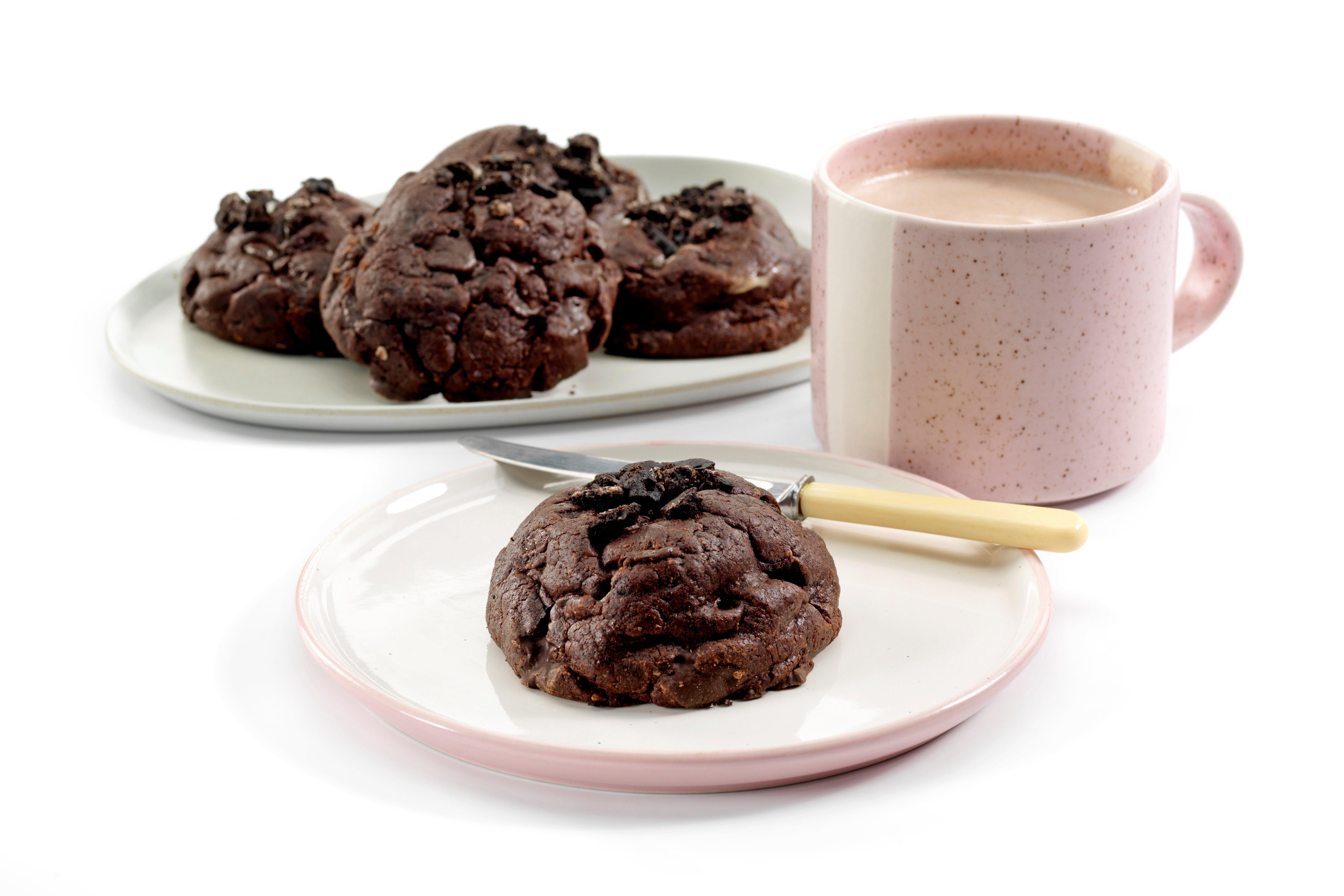 La Boulangerie  Double Chocolate Smores Stuffed Cookies