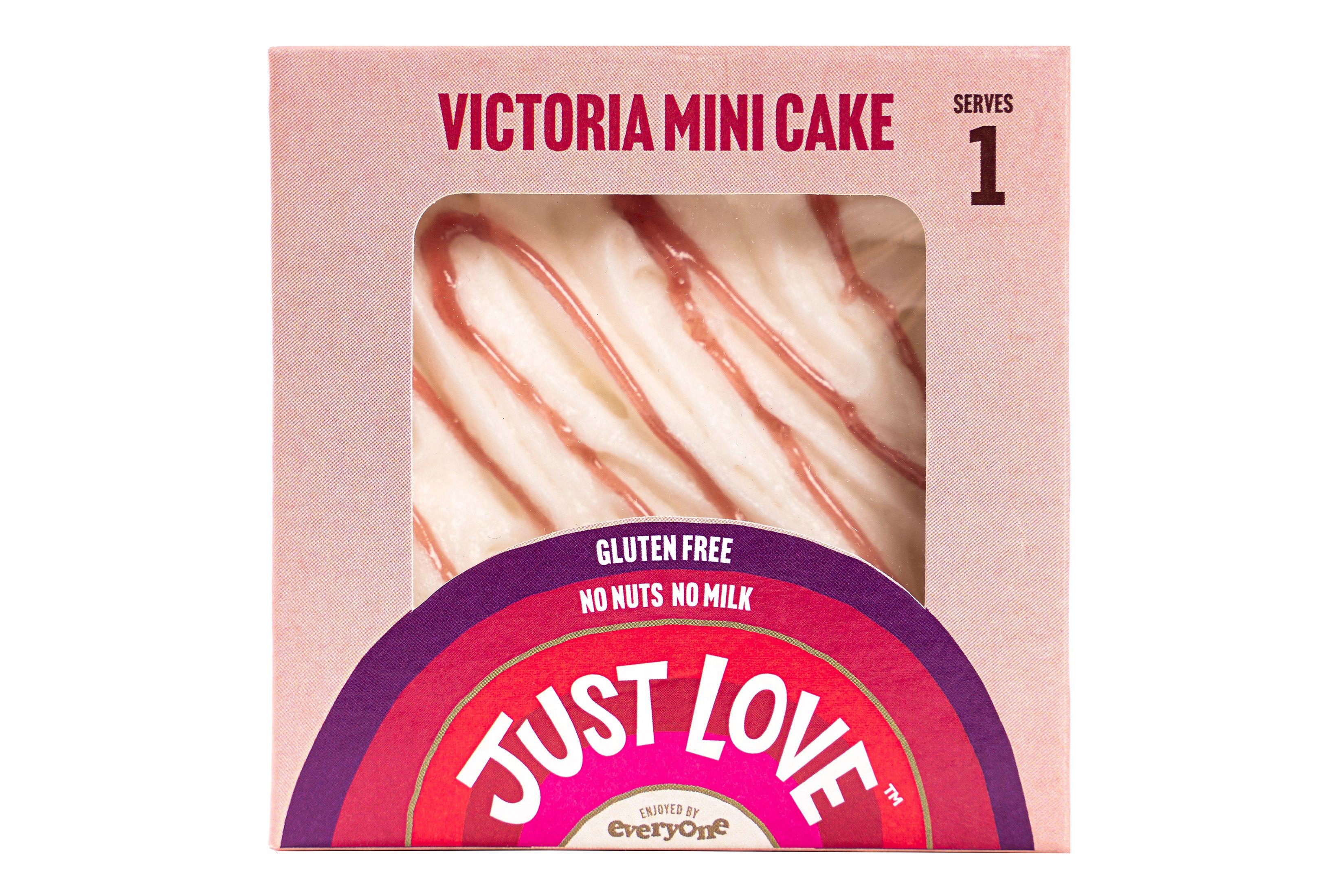 Just Love Gluten Free Victoria Sponge Cake Square