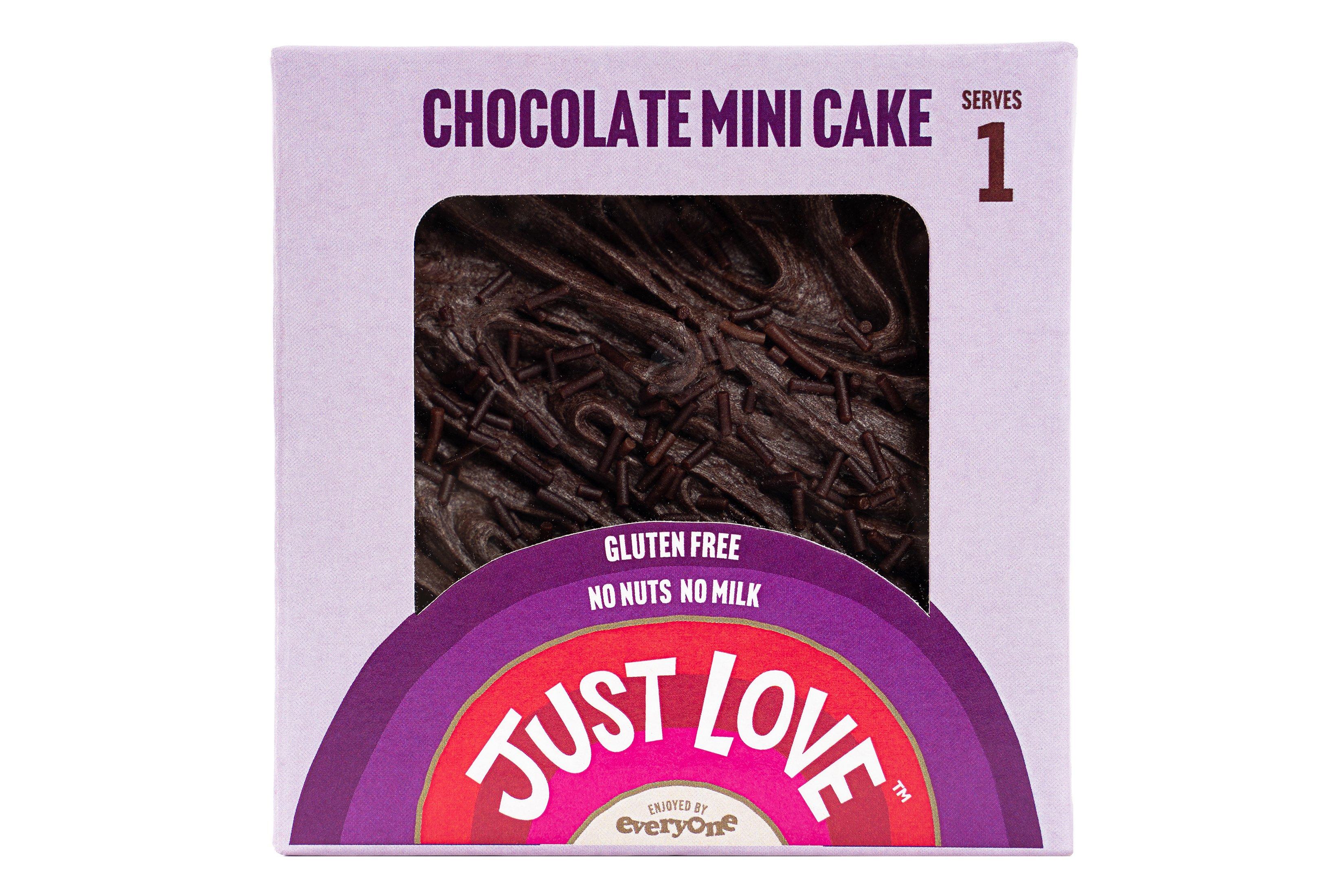 Just Love Gluten Free Chocolate Cake Square