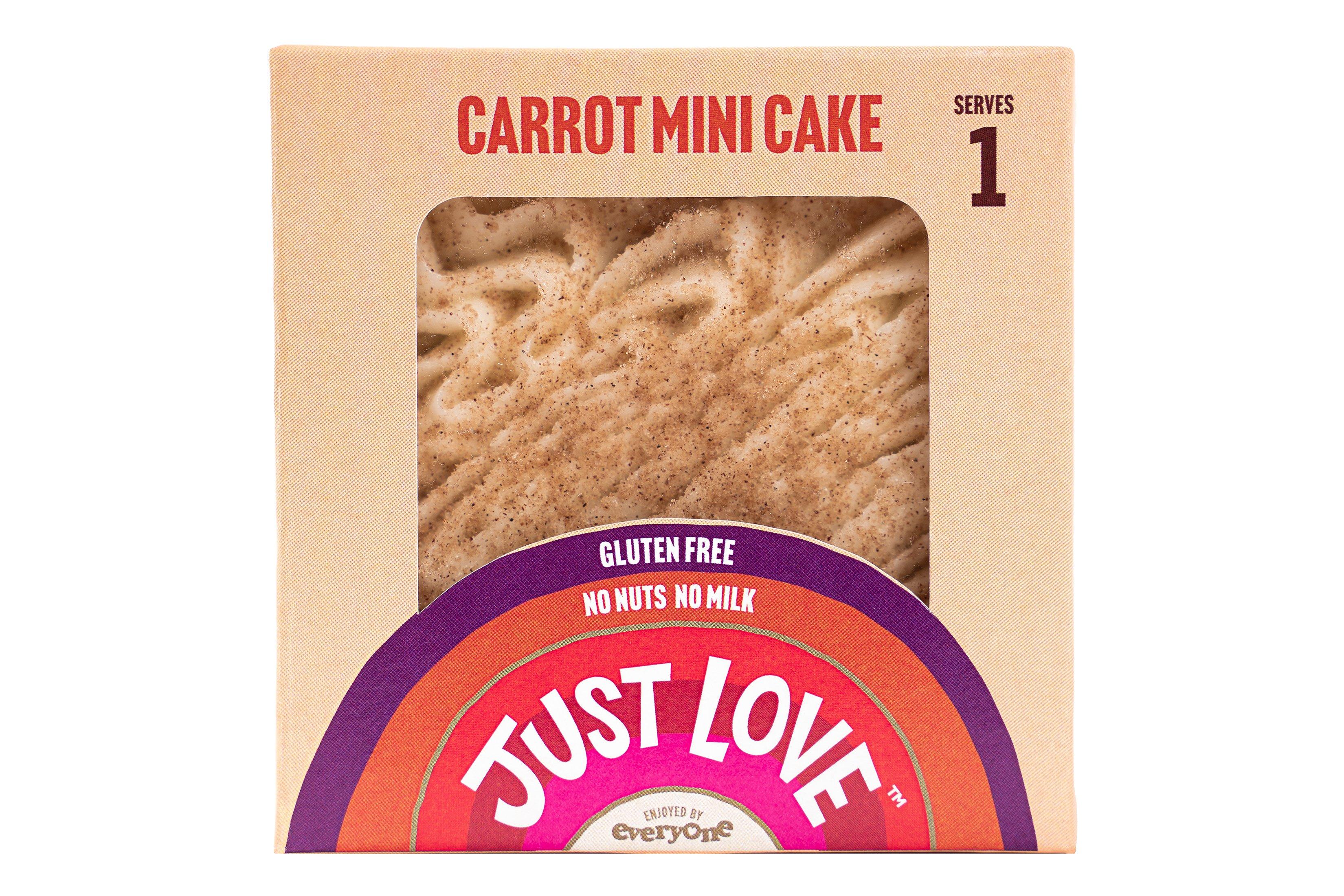 Just Love Gluten Free Carrot Cake Square
