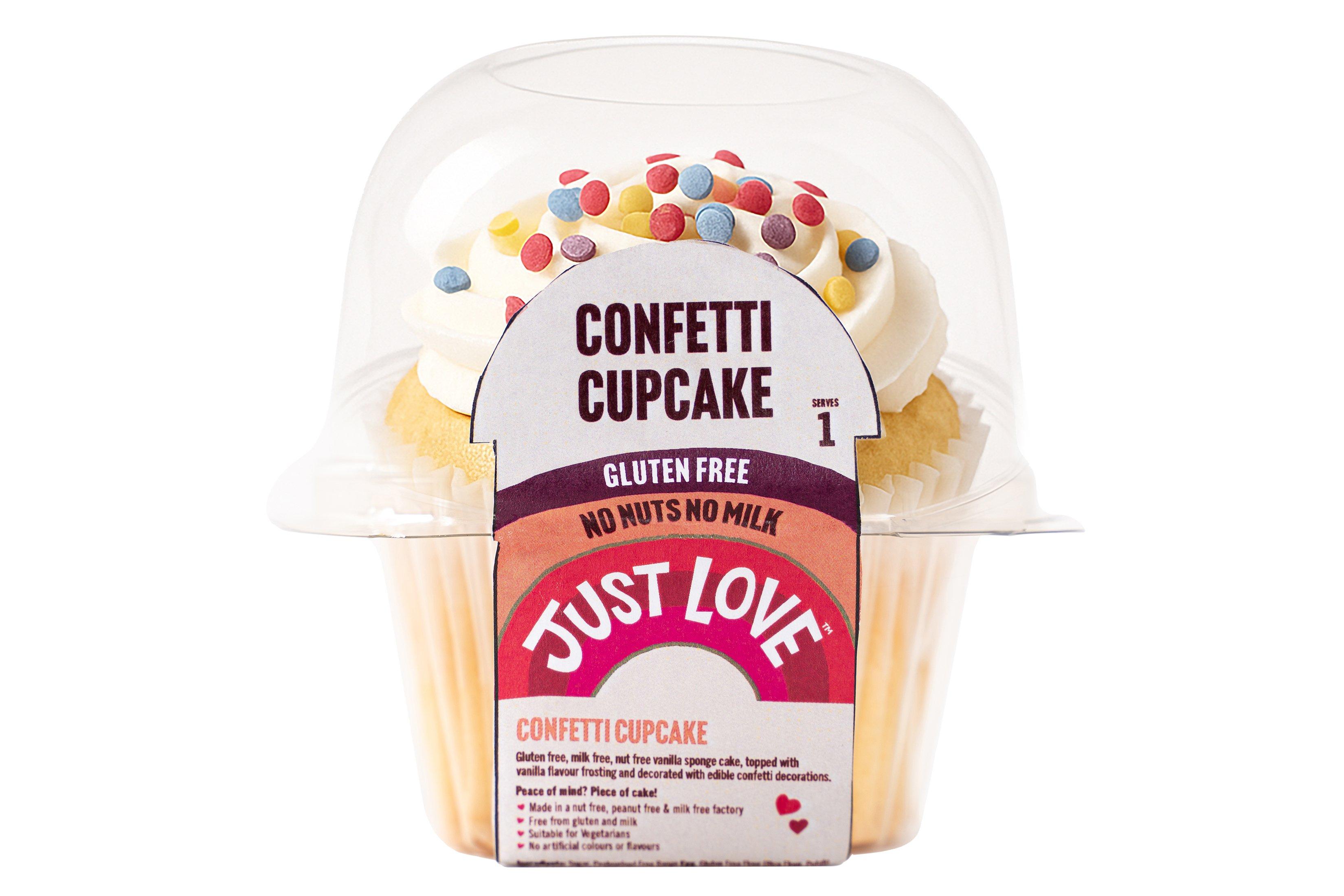 Just Love Gluten Free Confetti Cupcake