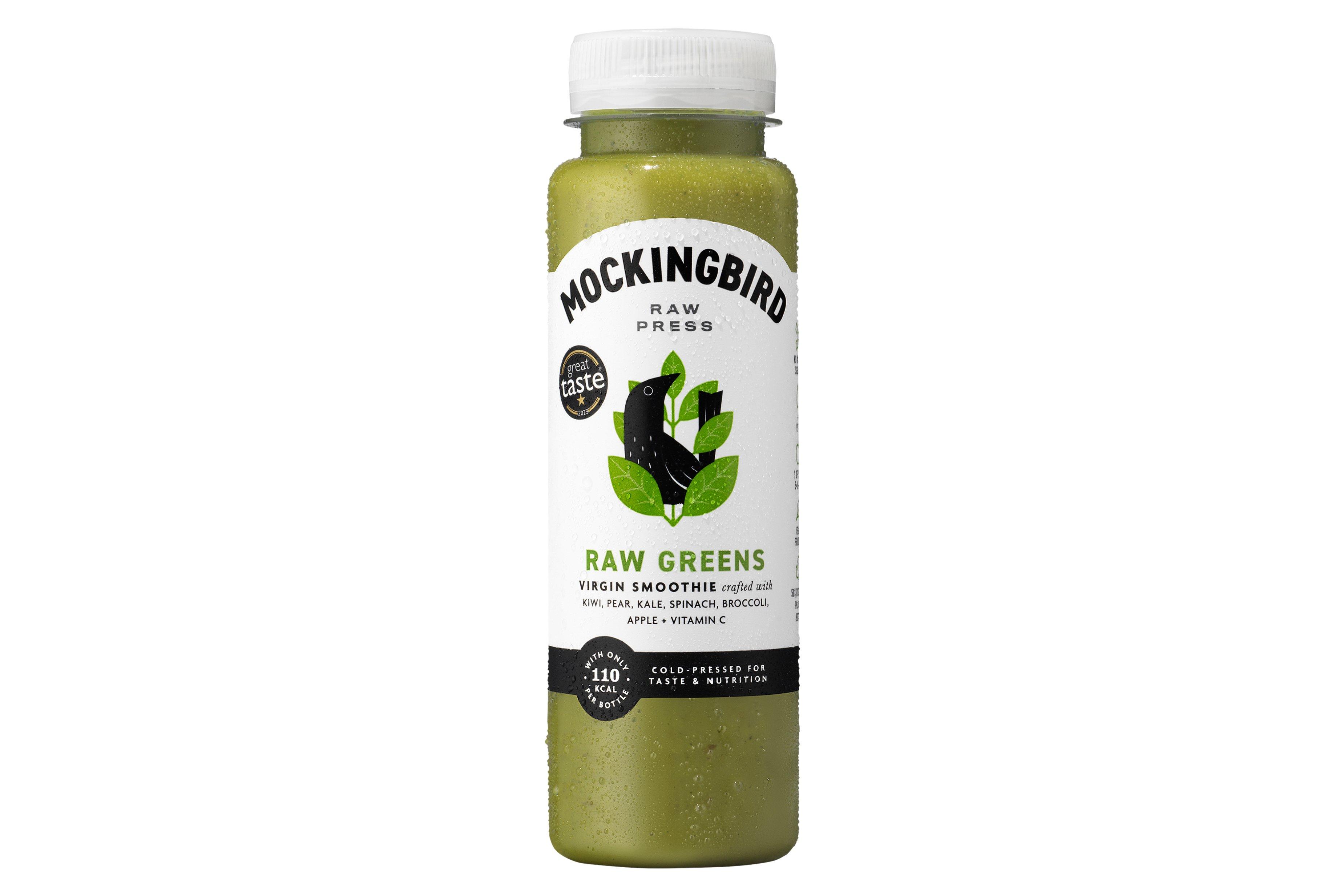 Mockingbird Raw Greens Cold Pressed Smoothie 8x250ml