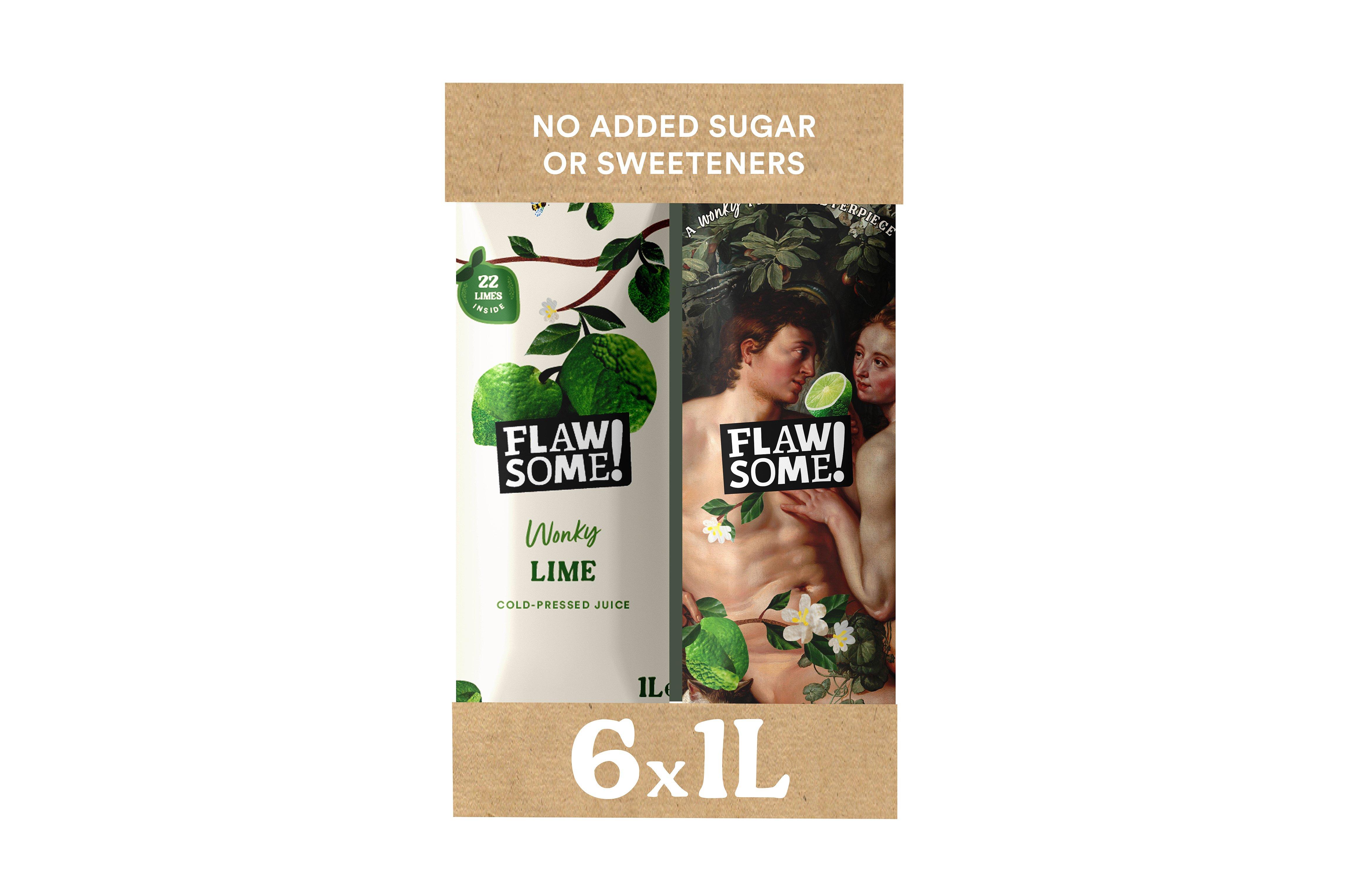 Flawsome Lime Cold Press Juice 1ltr