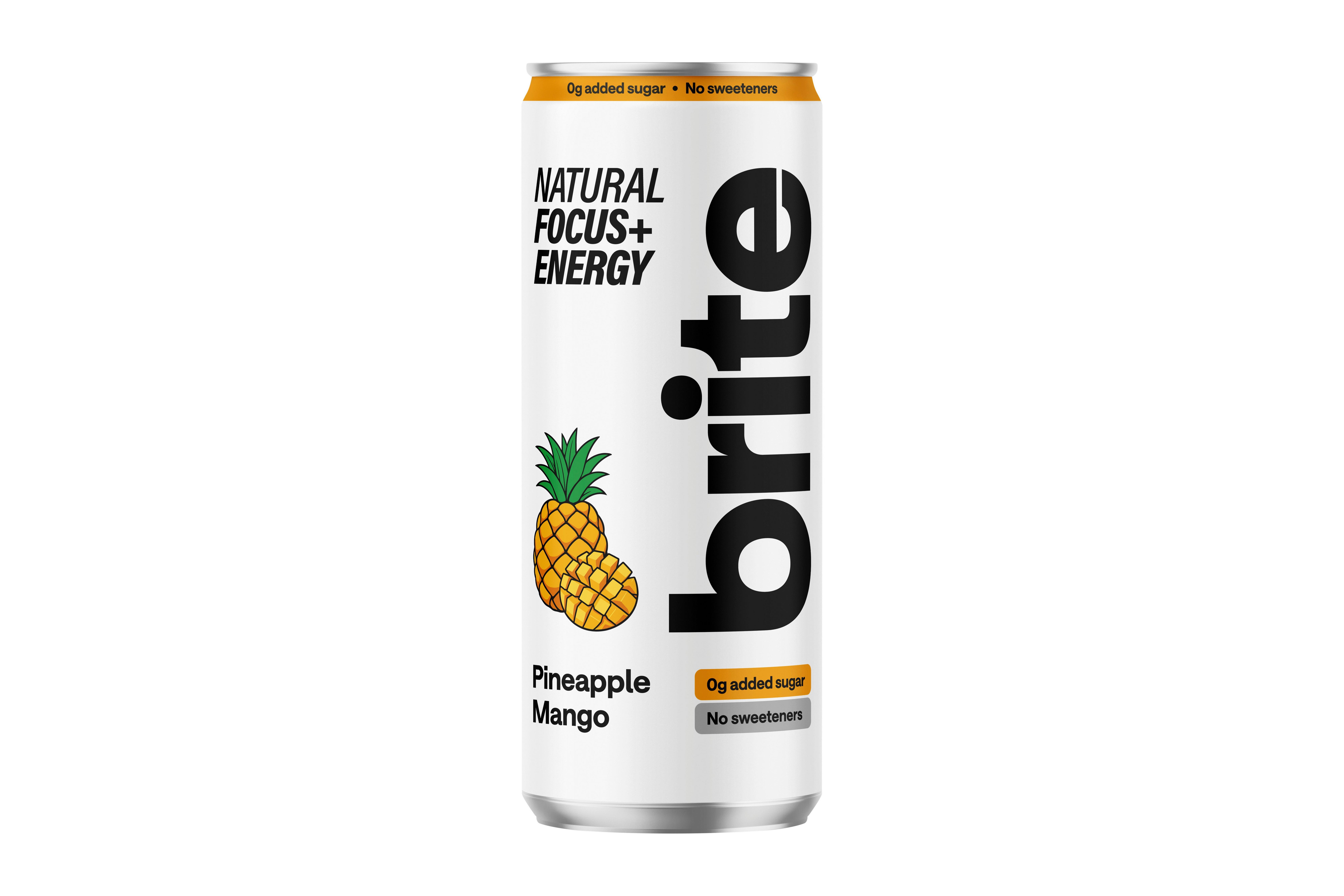 Brite Natural Focus + Sparkling Pineapple Mango 330ml