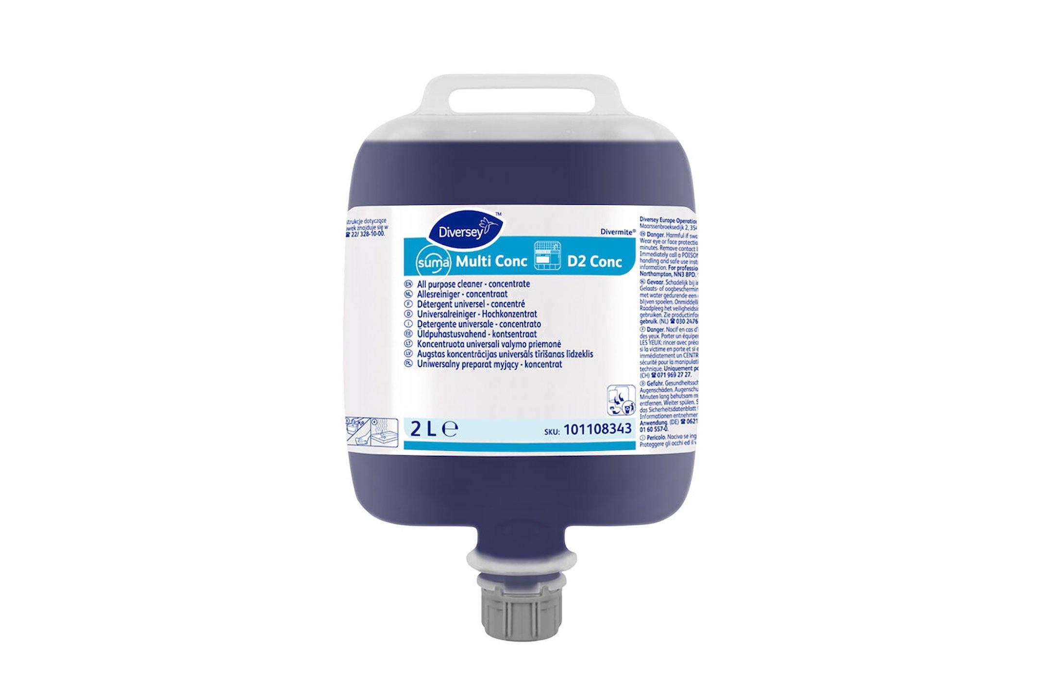 Diversey Suma Multi Purpose Concentrate Cleaner D2 2Ltr