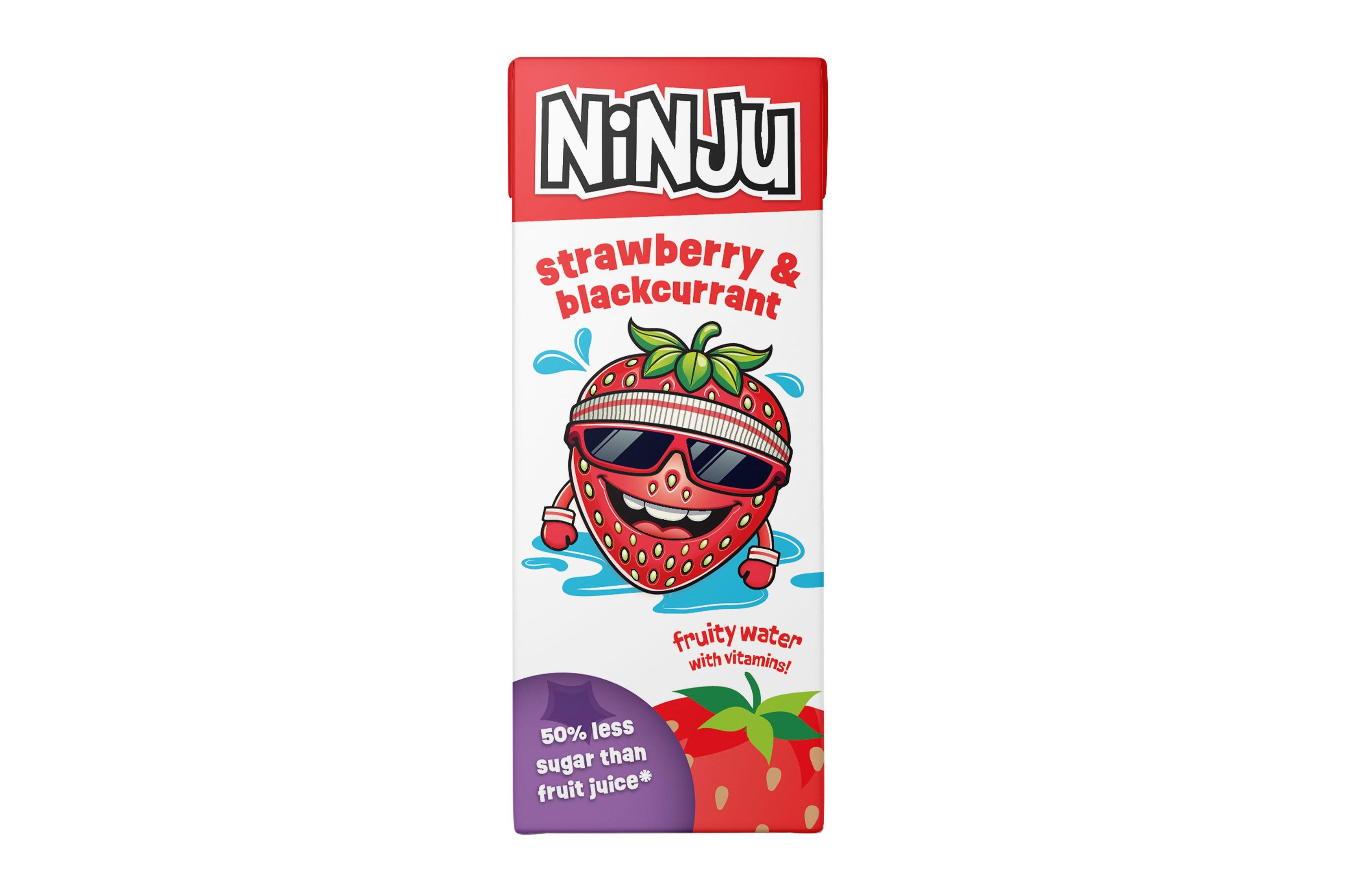 Ninju Strawberry & Blackcurrant Juice 200ml