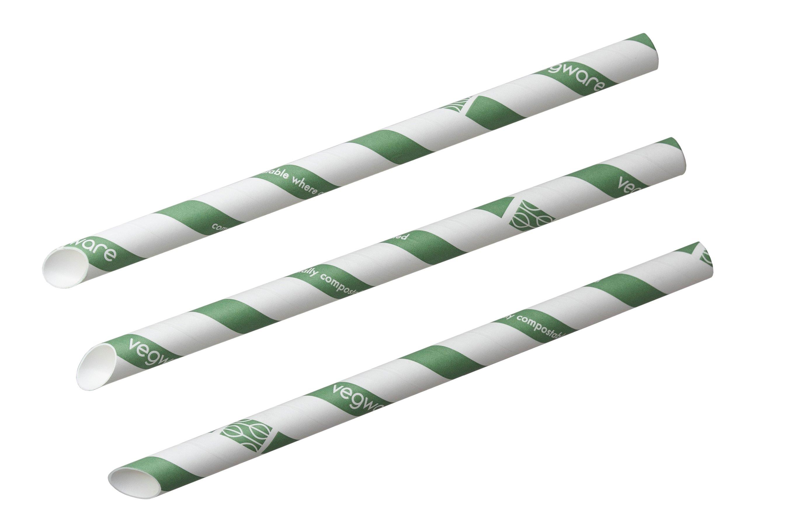 Bubble Tea Paper Straw 12mm Green