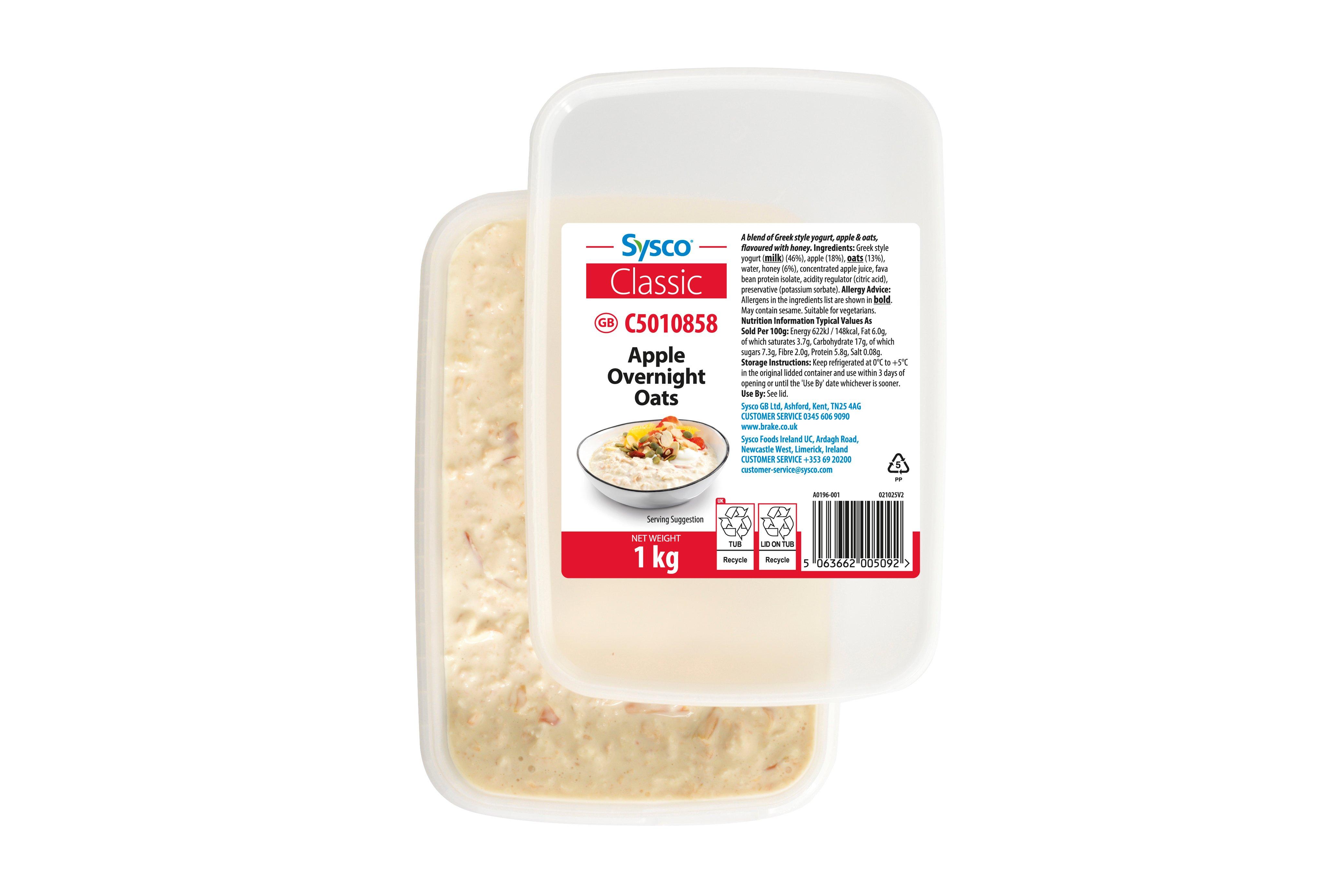 Sysco Classic Apple Overnight Oats