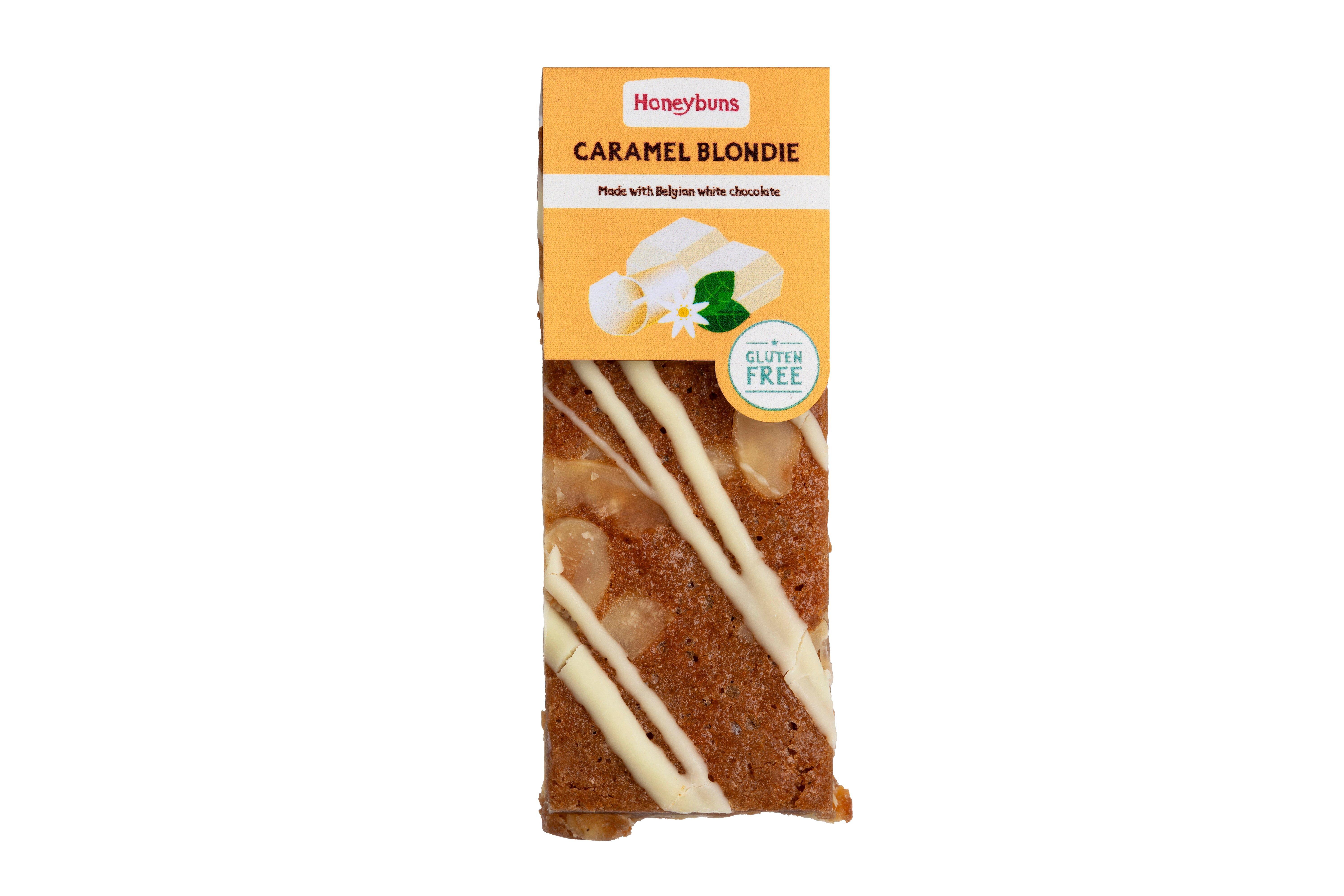 Honeybuns Gluten Free Caramel Blondie Slice