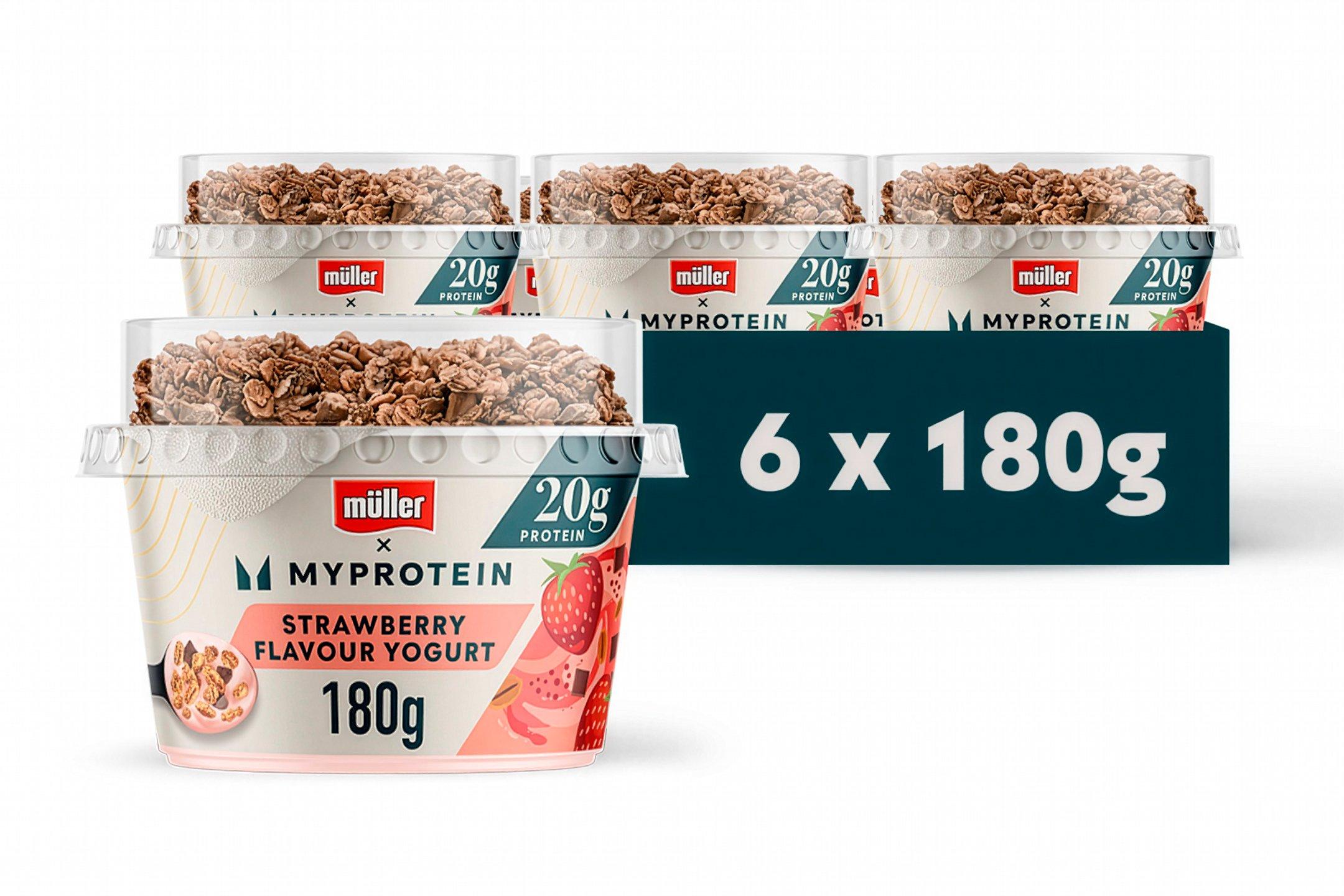 Muller Myprotein Strawberry Yogurt with Granola 180g