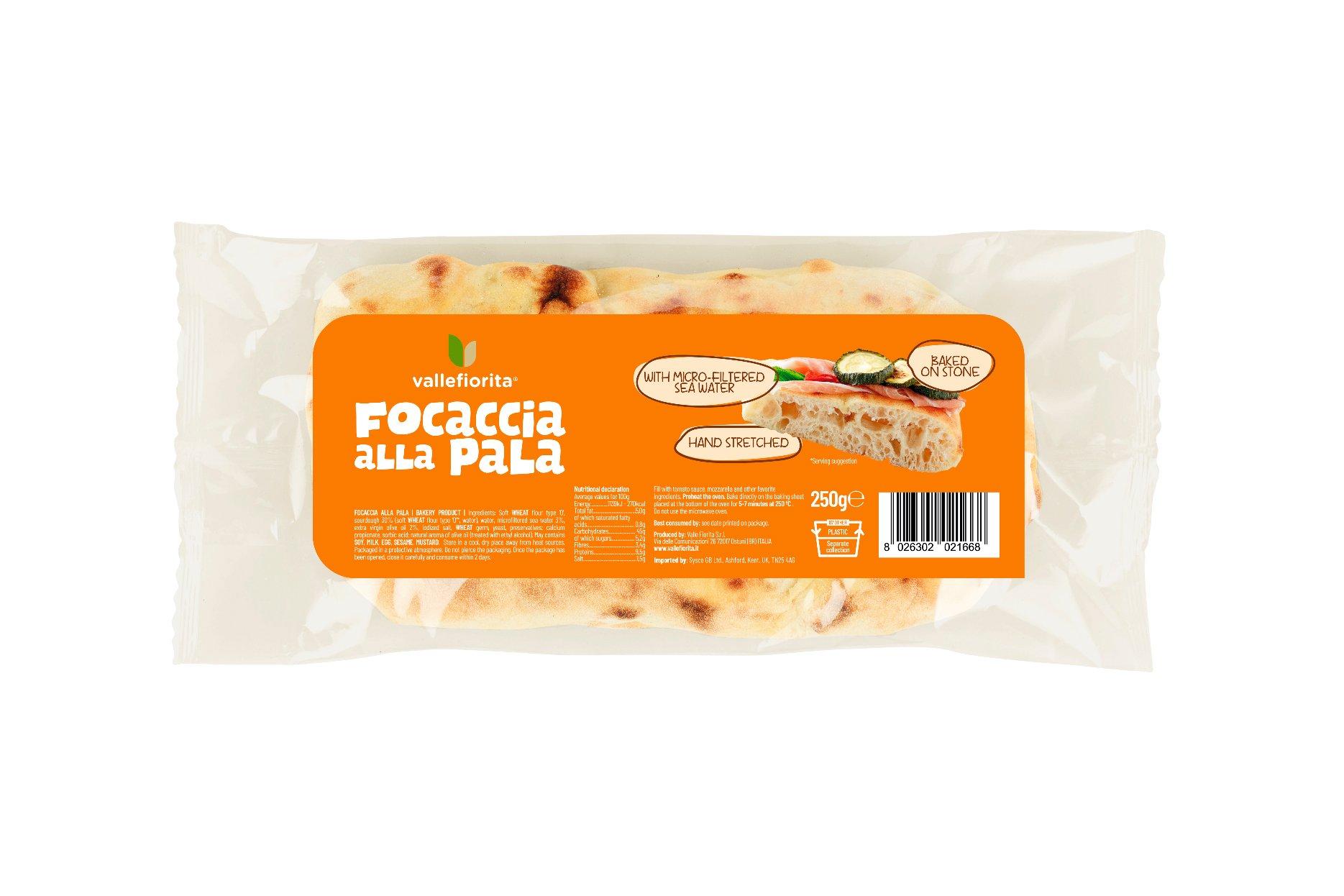 Vallefiorita Focaccia alla Pala 12x250g