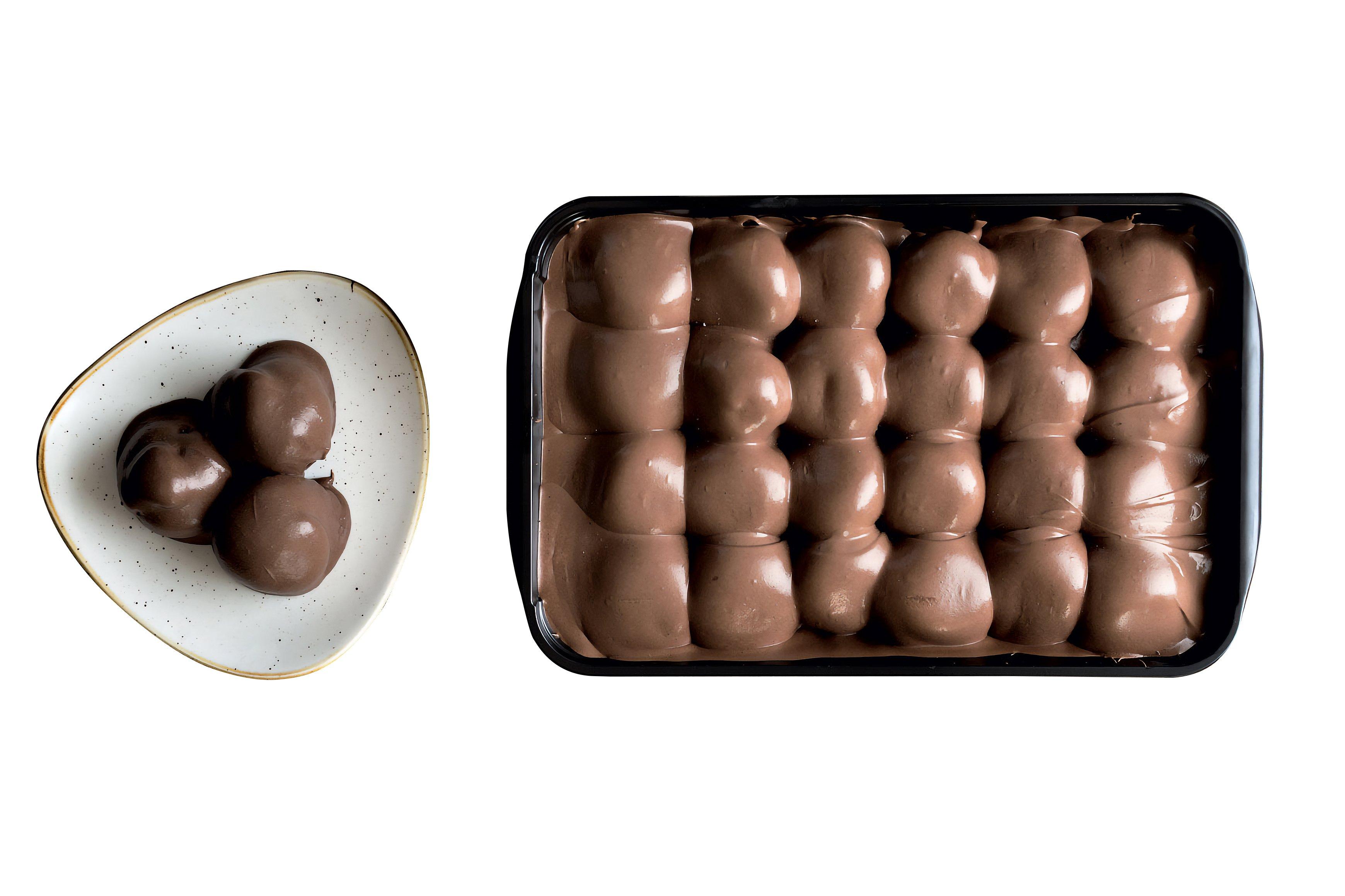 Martinucci Profiteroles in Dark Chocolate Mousse 24 Balls 1x1.2kg