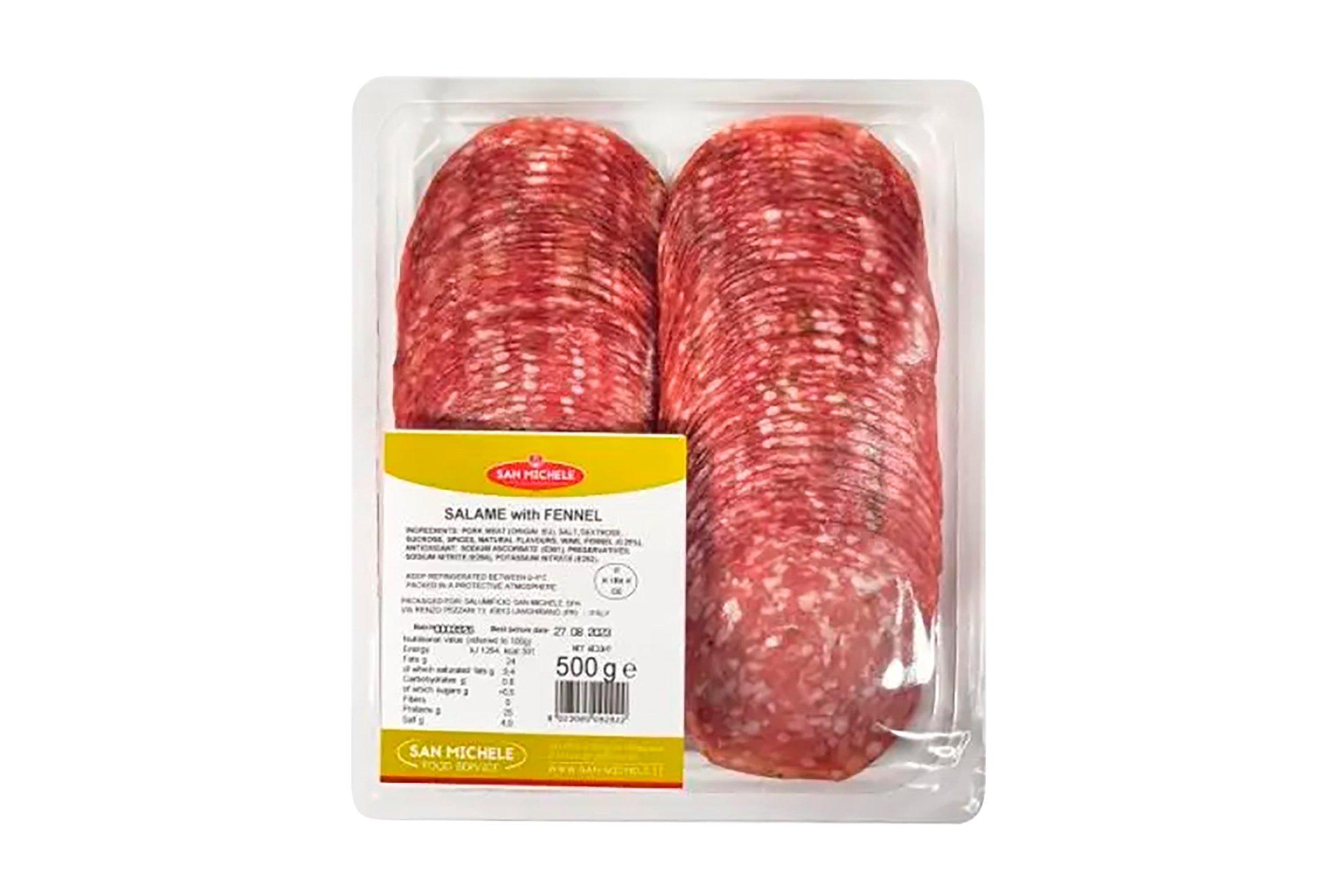 San Michele Sliced Salame With Fennel