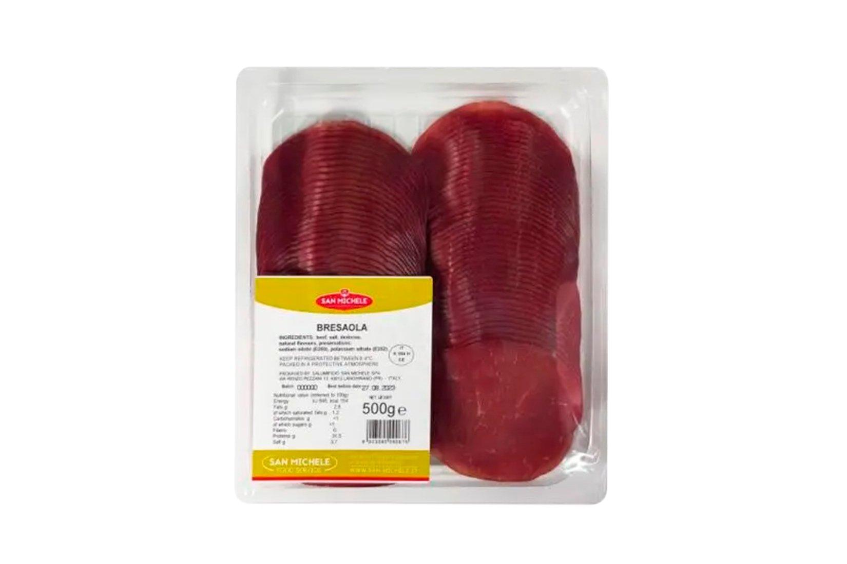 San Michele Sliced Bresaola       1x500g