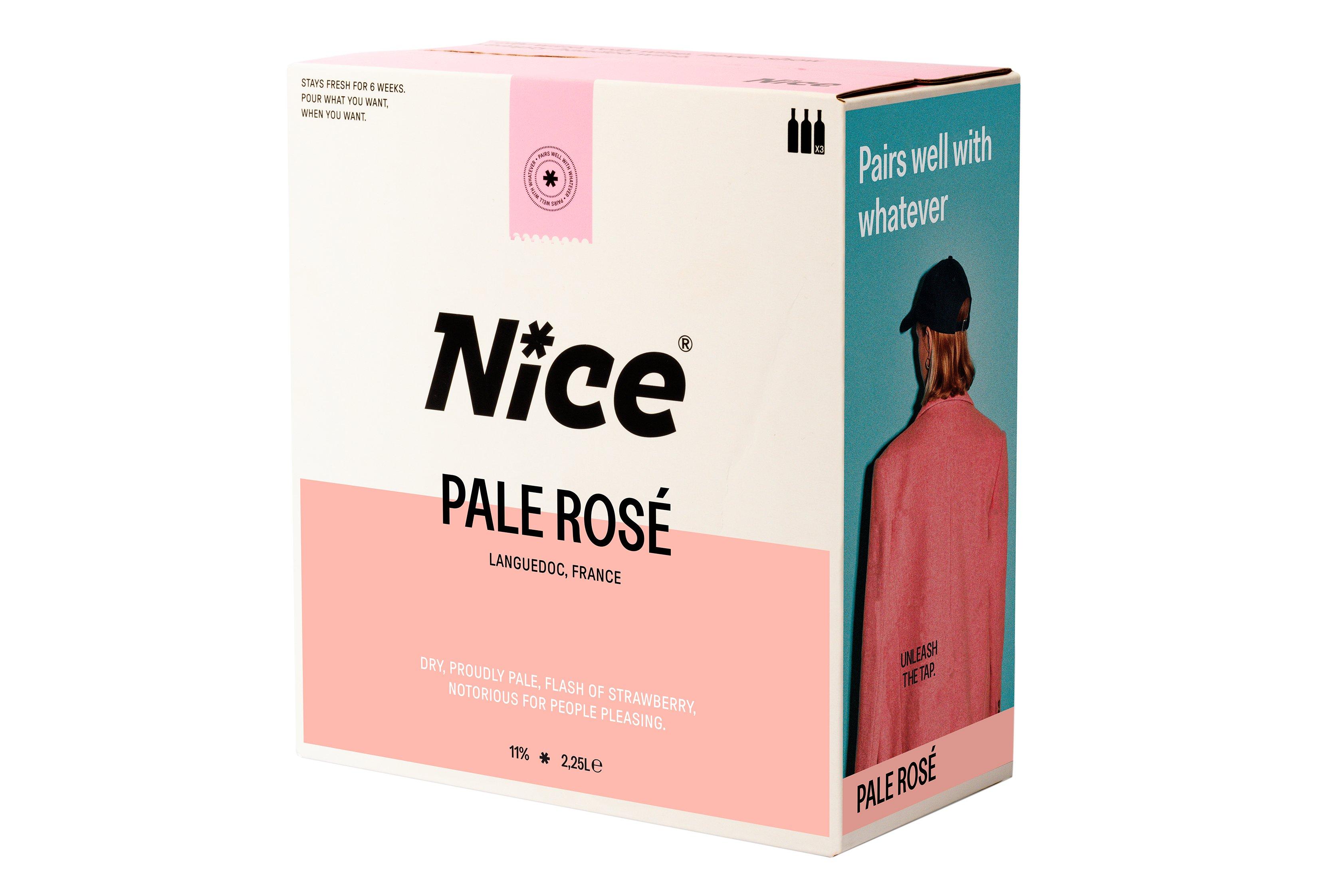 Nice Pale Rose Wine Bag in Box 2.25ltr