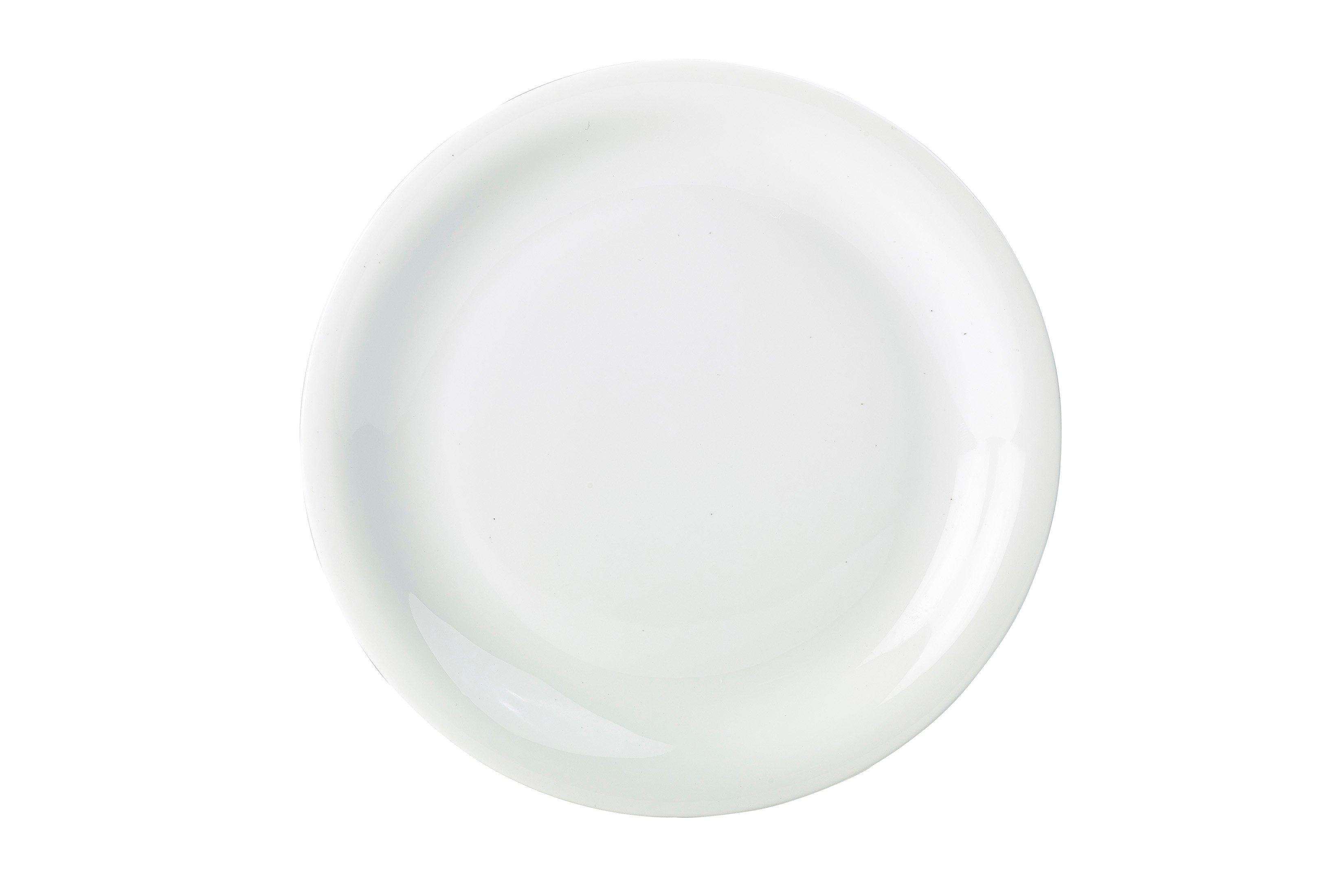 Genware Porcelain Narrow Rim Plate 24cm