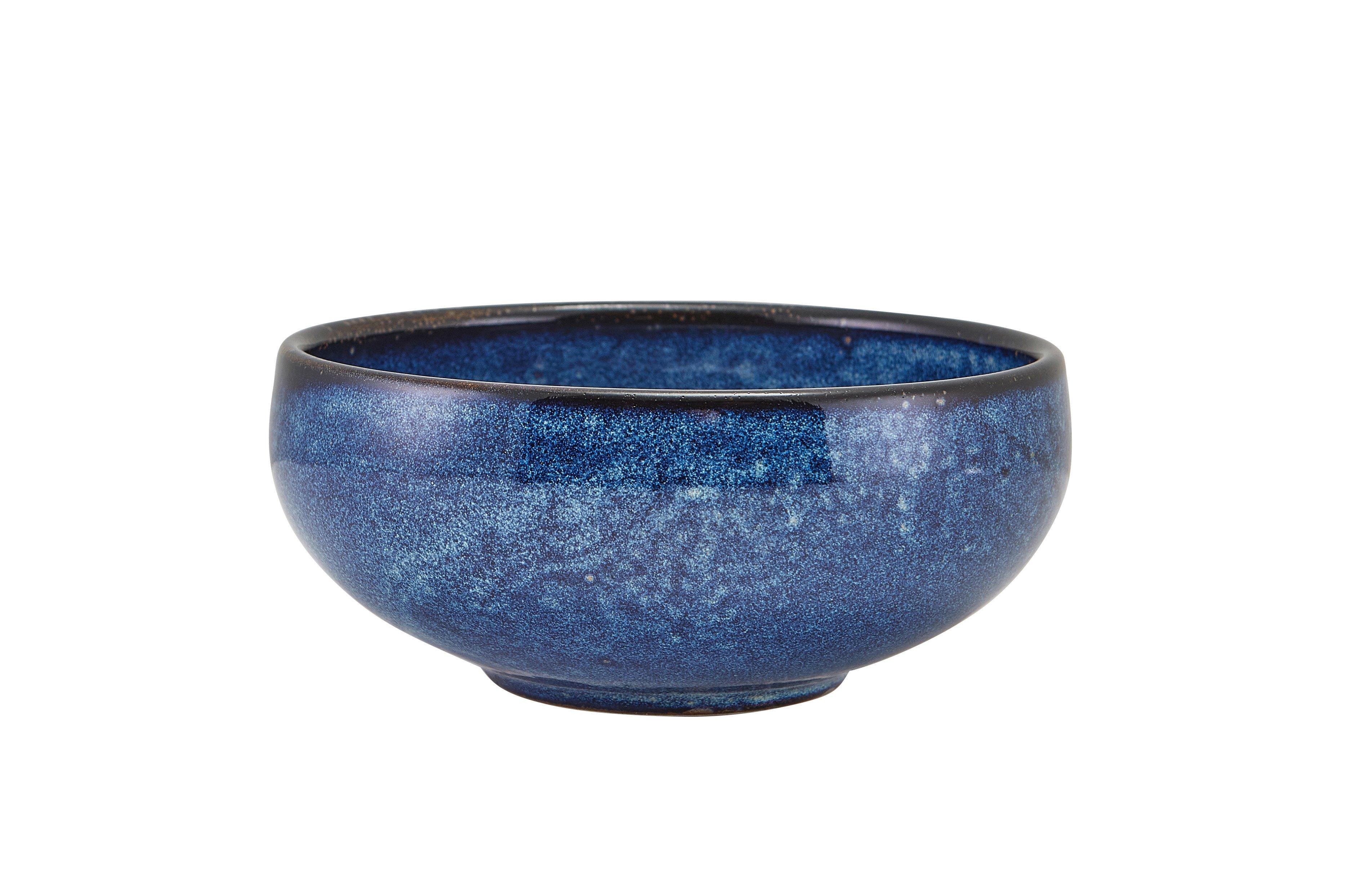 Terra Porcelain Aqua Blue Belly Bowl 14.5cm