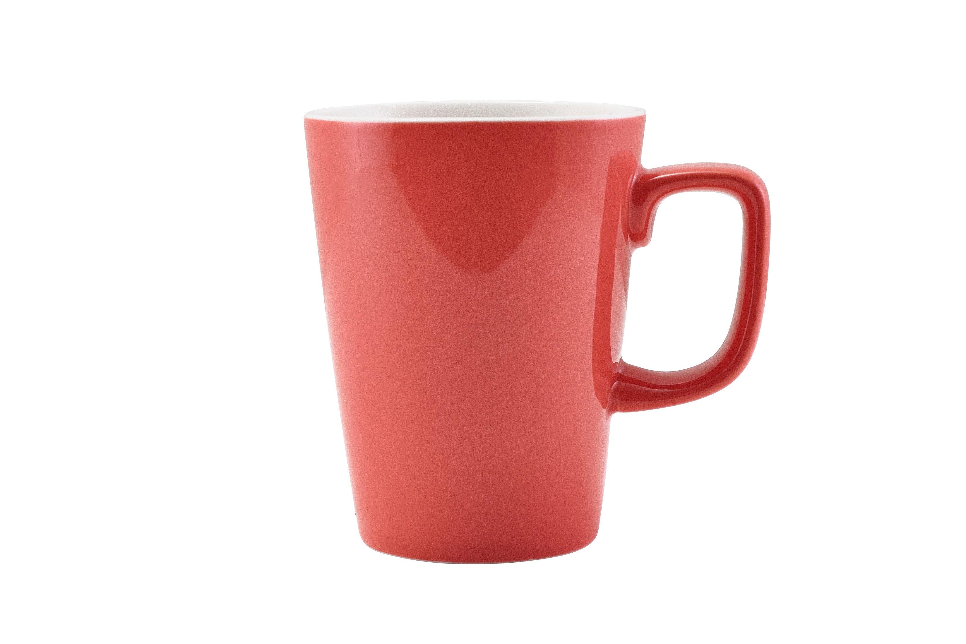 GenWare Porcelain Coral Latte Mug 34cl