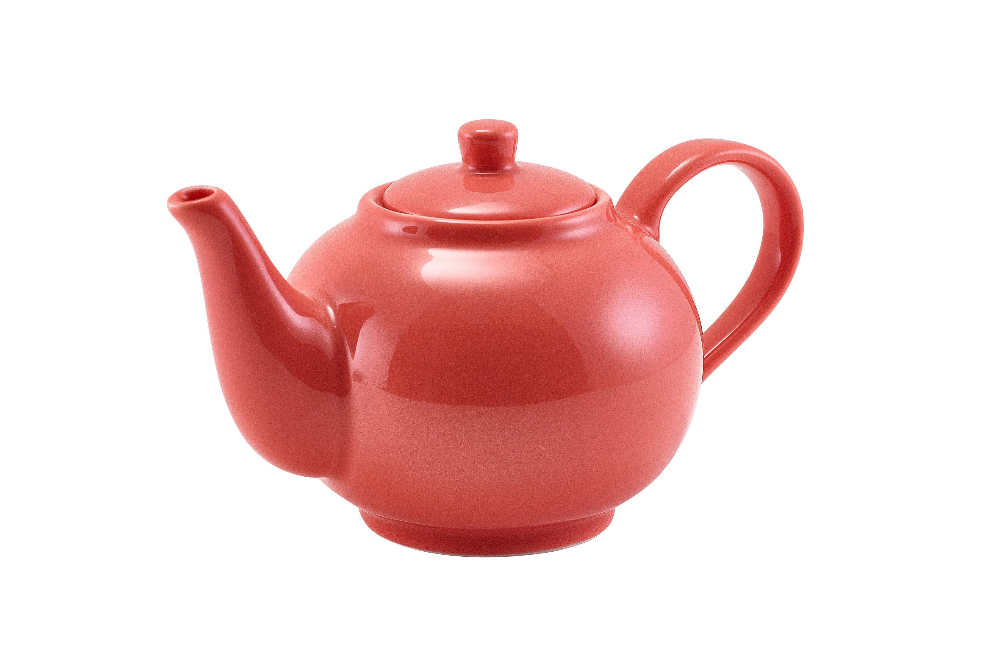 GenWare Porcelain Coral Teapot 45cl