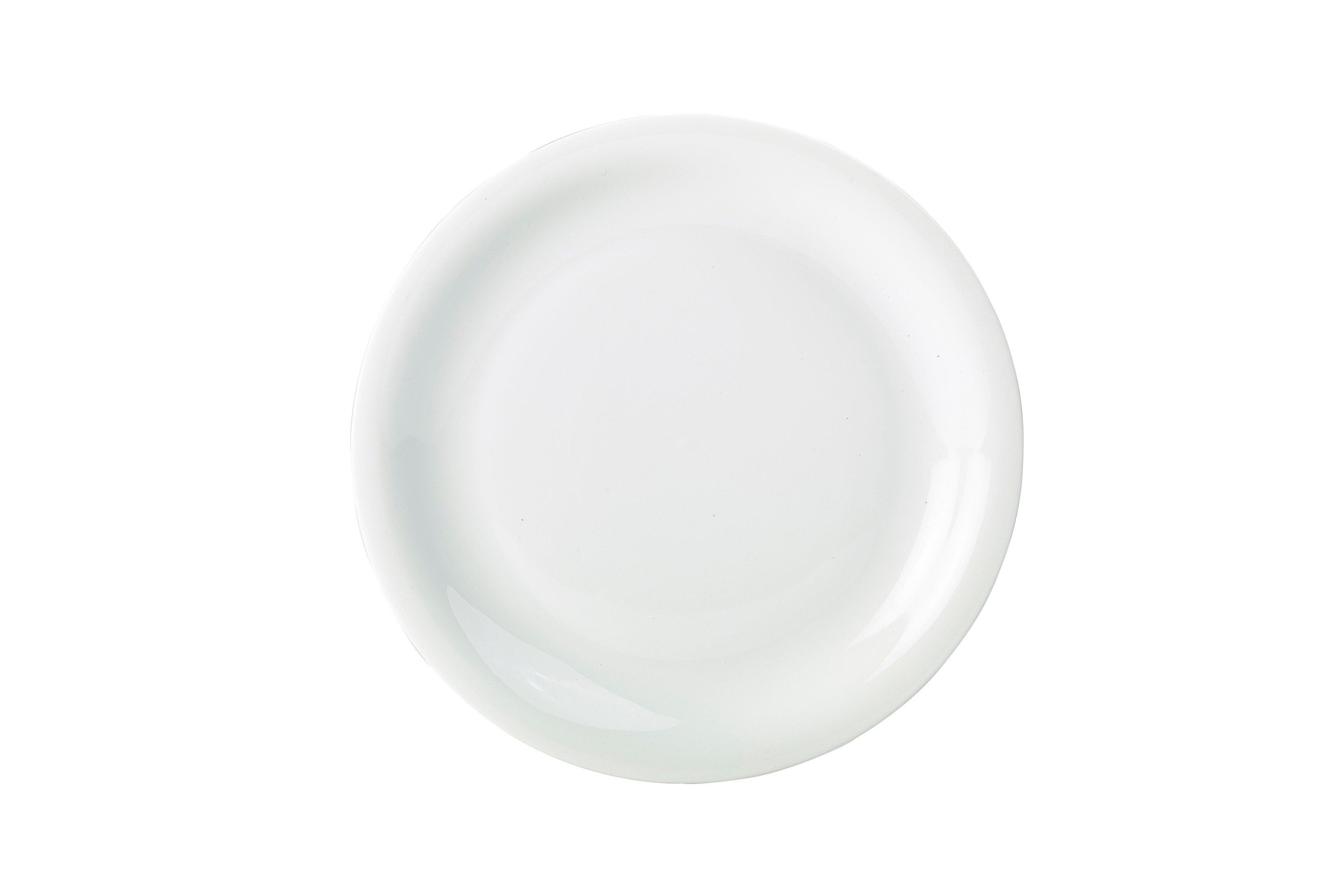 Genware Porcelain Narrow Rim Plate 16cm