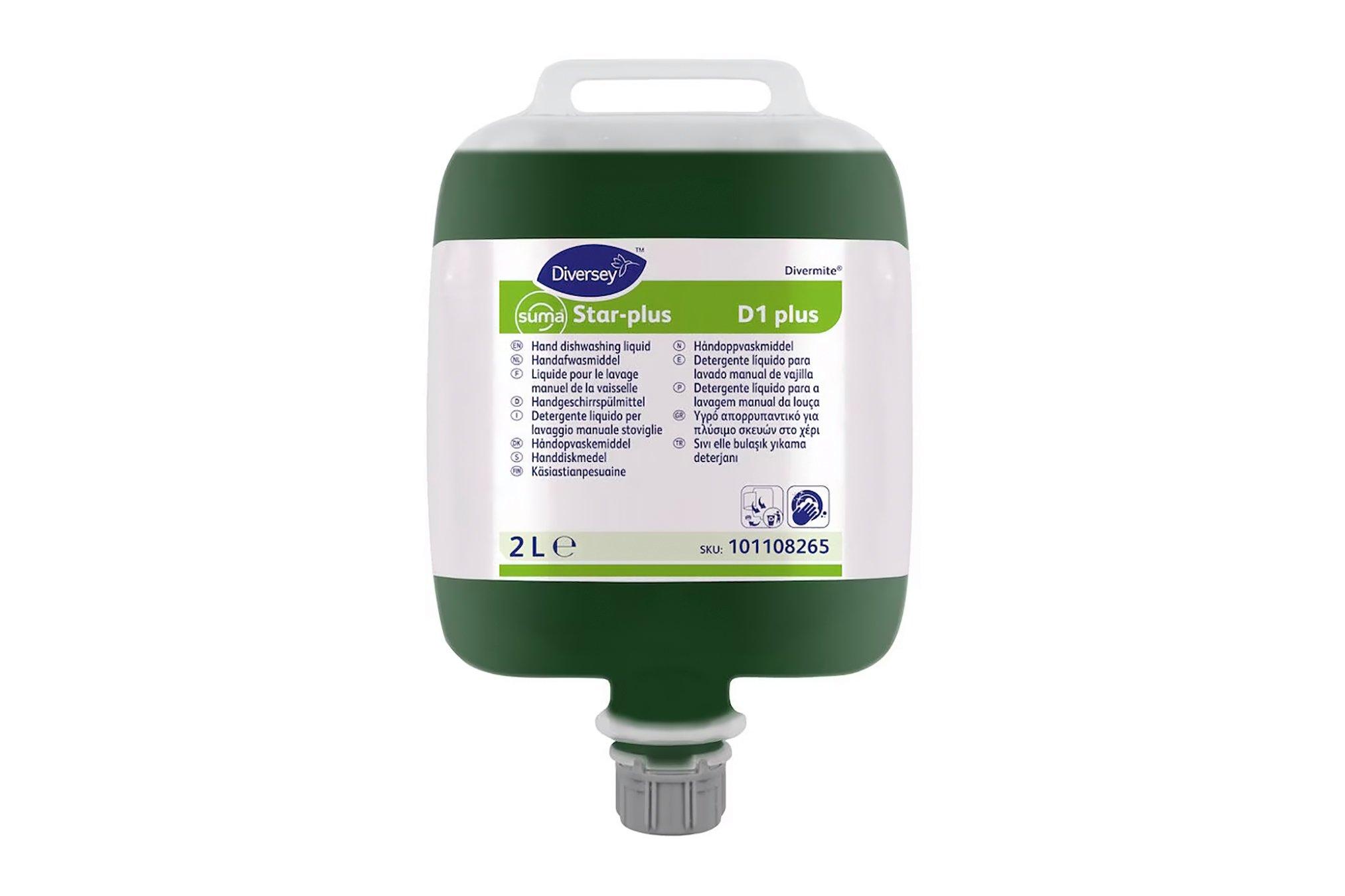 Diversey Suma Star Plus D1 Hand Dishwash 2L