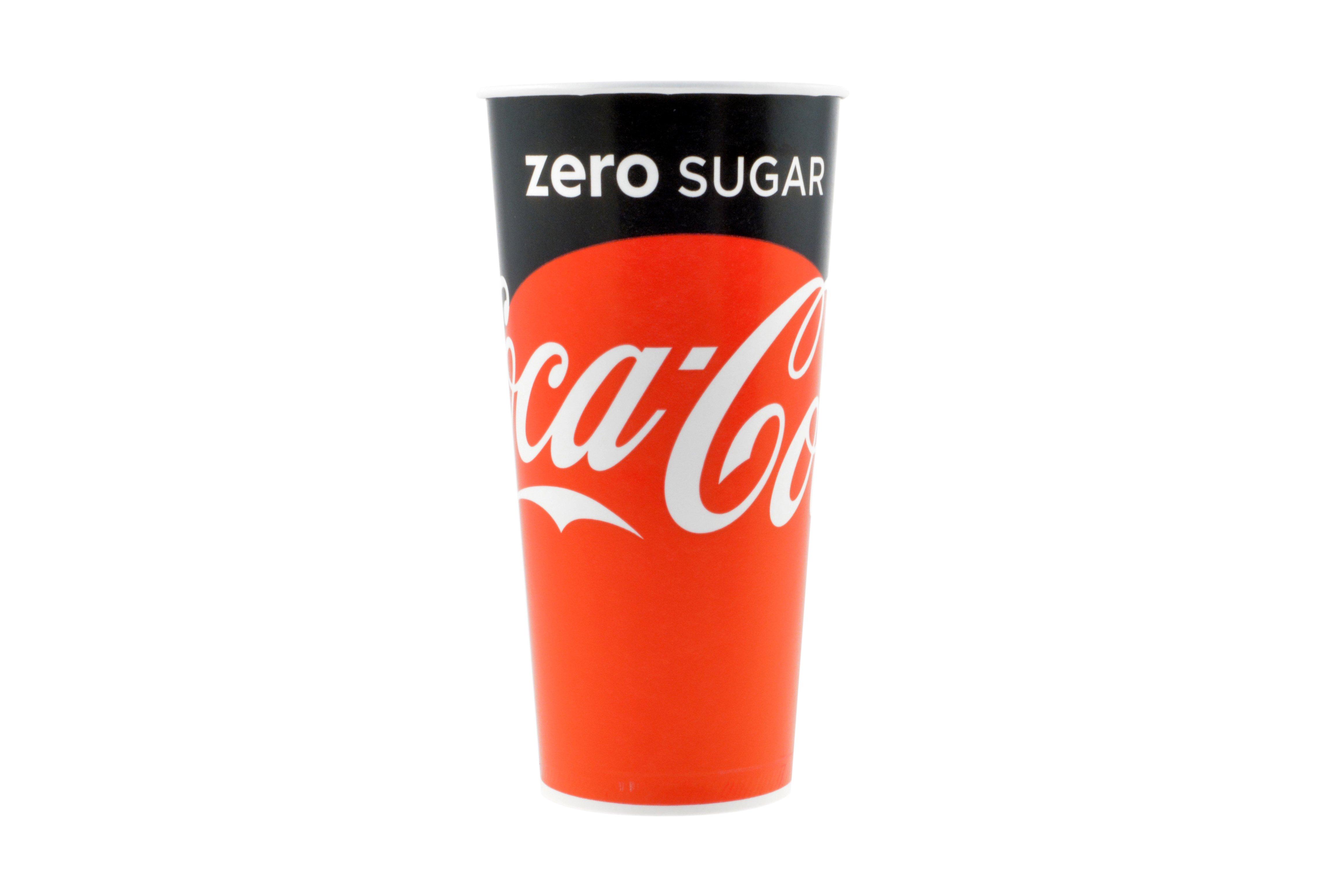 Coca-Cola Zero Paper Cold Cups - 0.5L (22oz)
