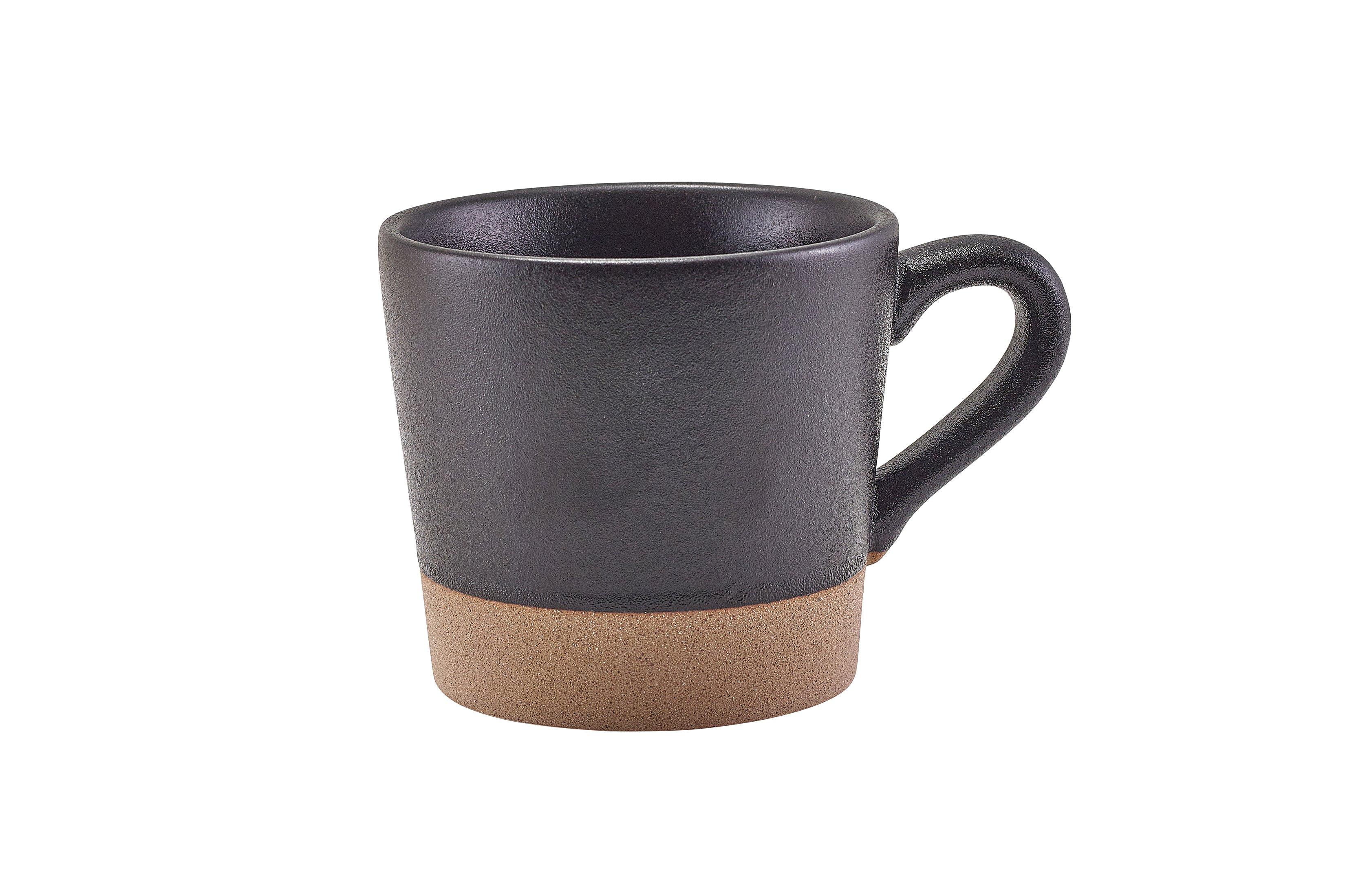 GenWare Kava Black Stoneware Coffee Cup 34cl