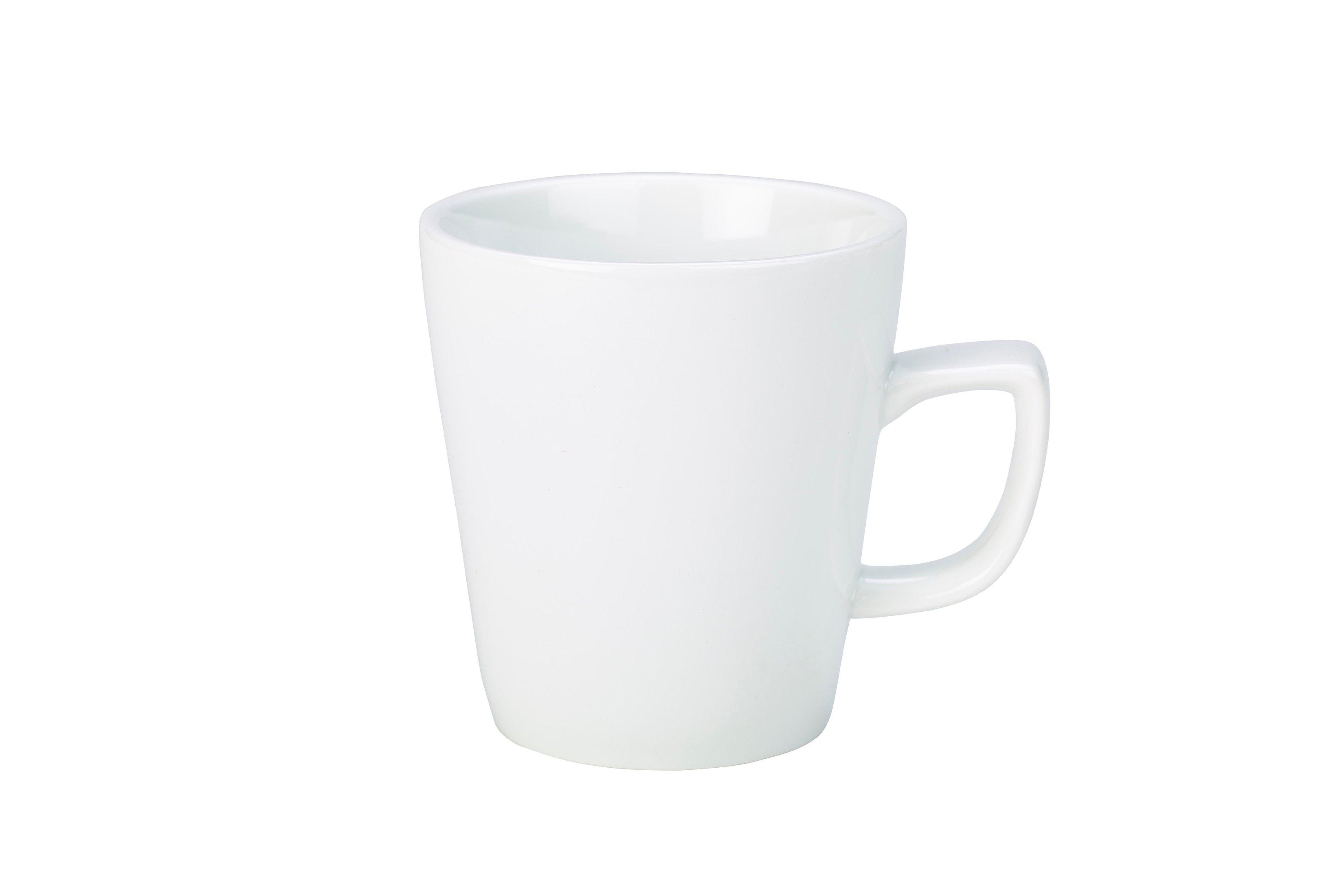 Genware Porcelain Compact Latte Mug 28.4cl
