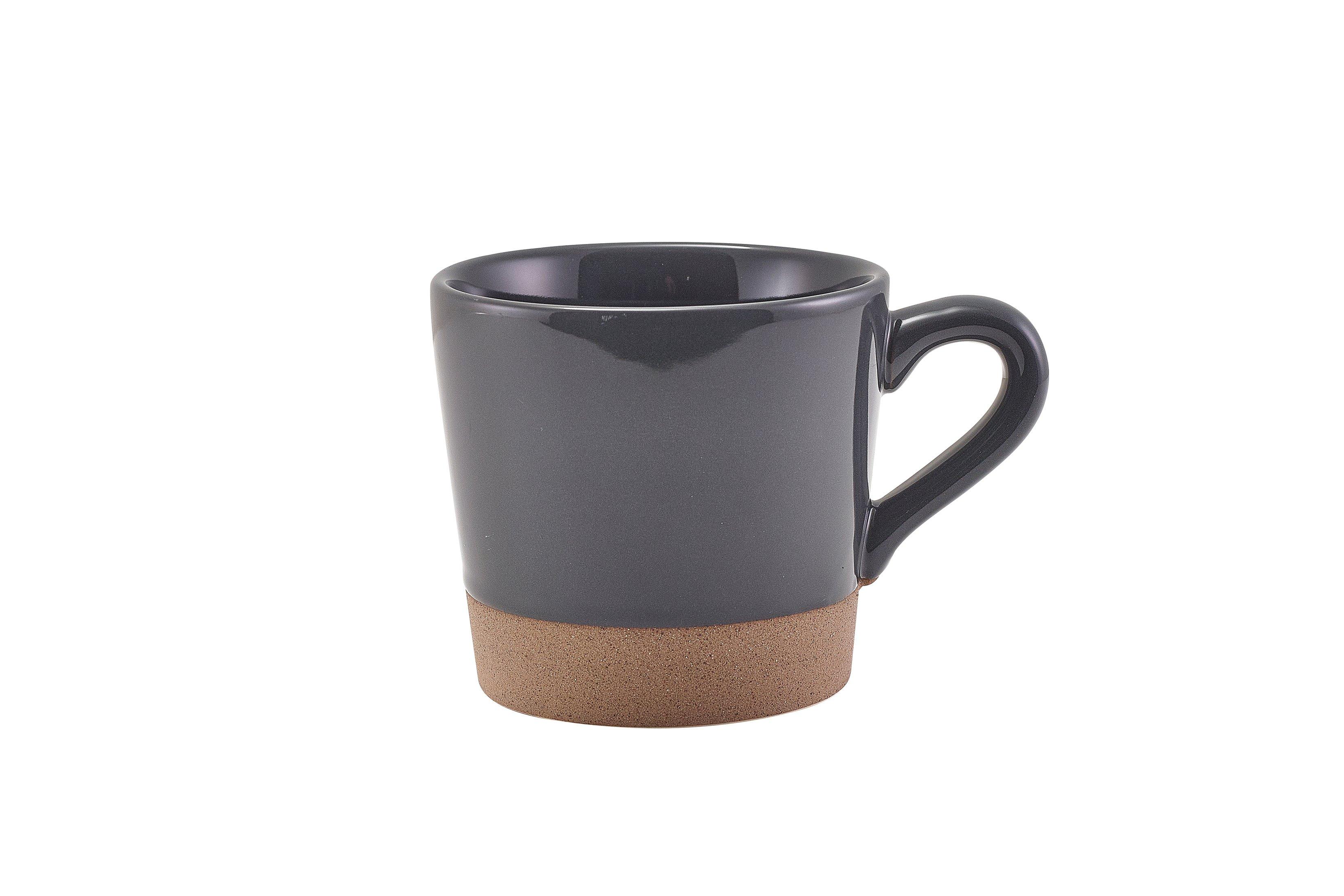 GenWare Kava Dark Grey Stoneware Coffee Cup 34cl