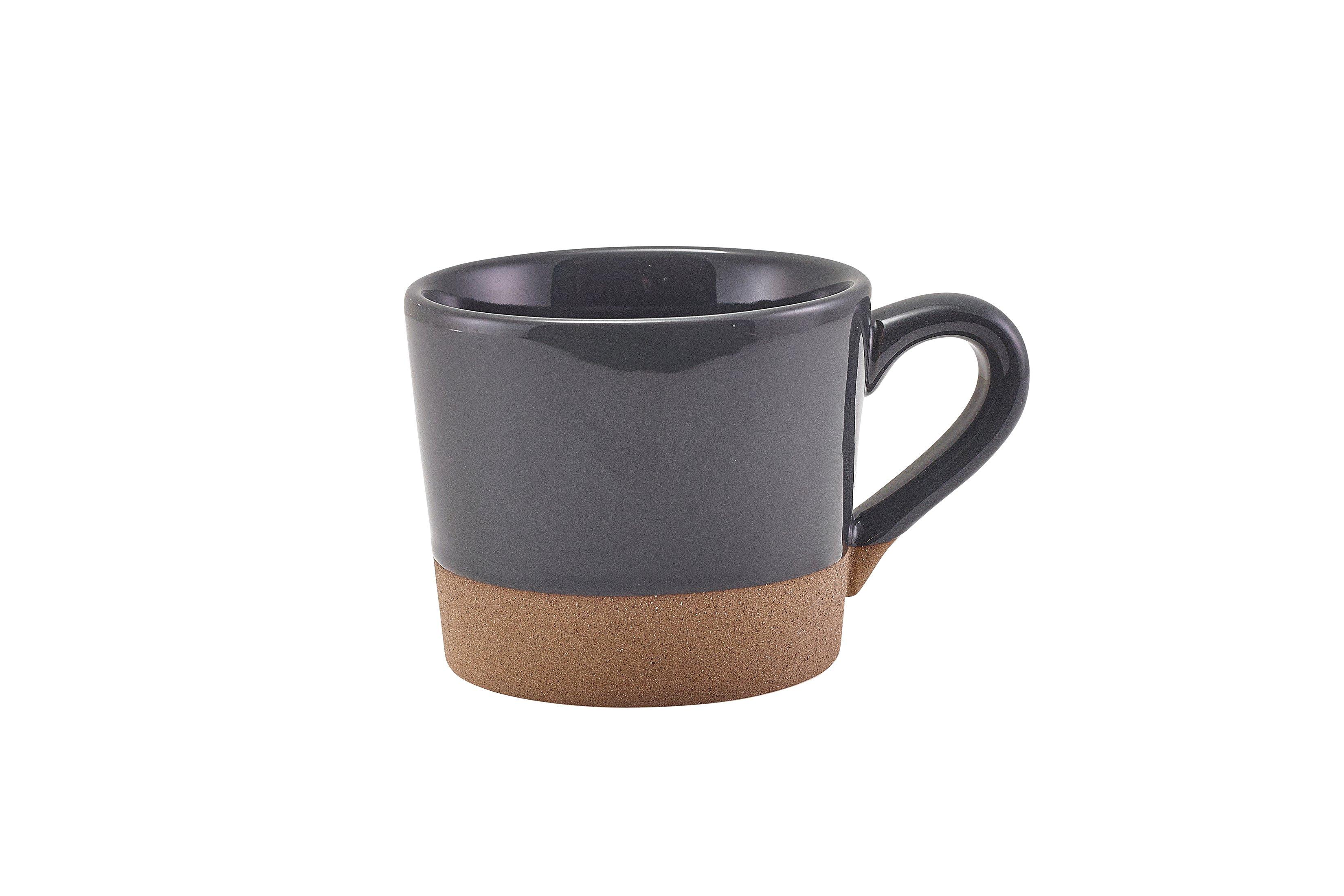 GenWare Kava Dark Grey Stoneware Coffee Cup 28.5cl