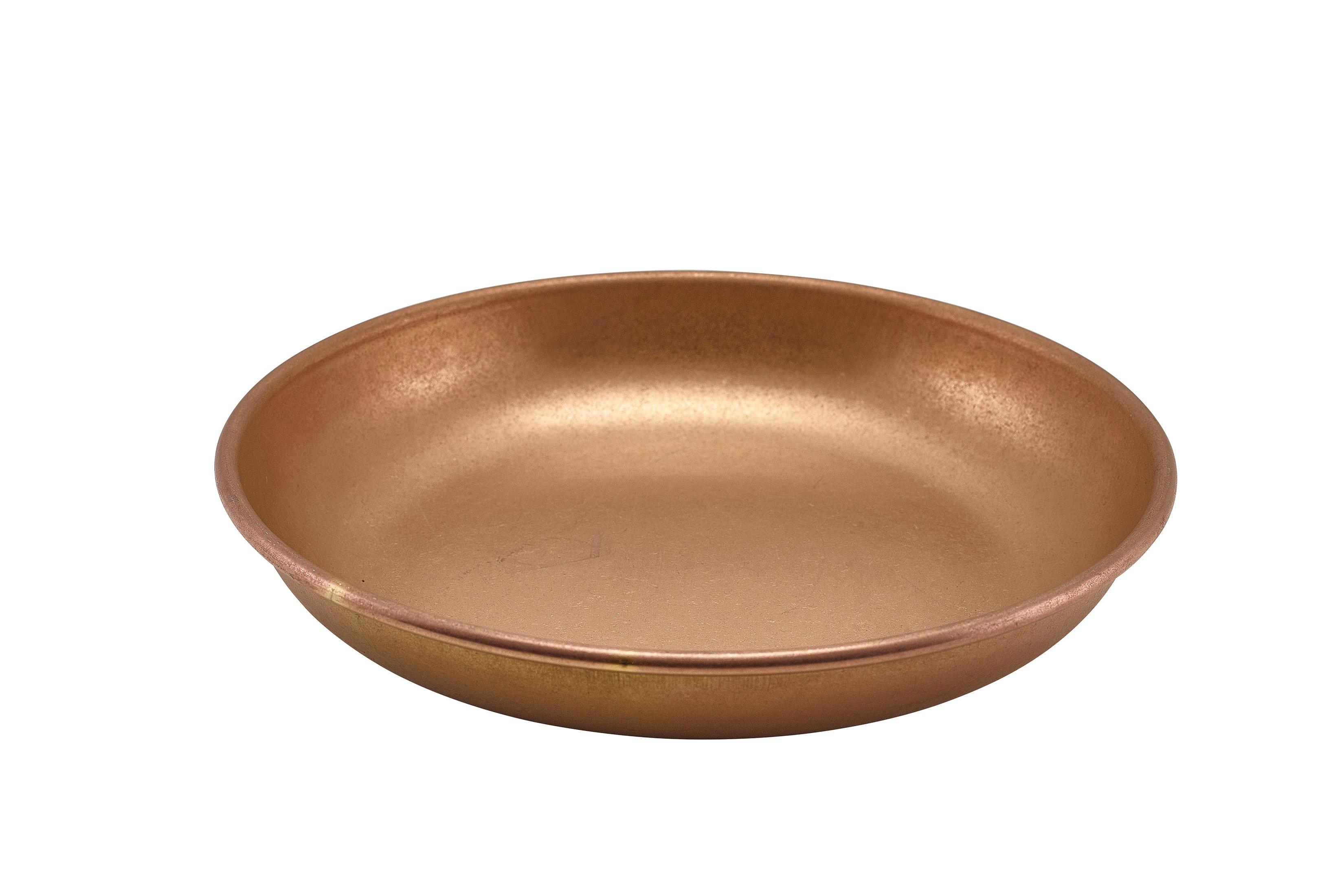 GenWare Copper Vintage Steel Coupe Plate 20cm