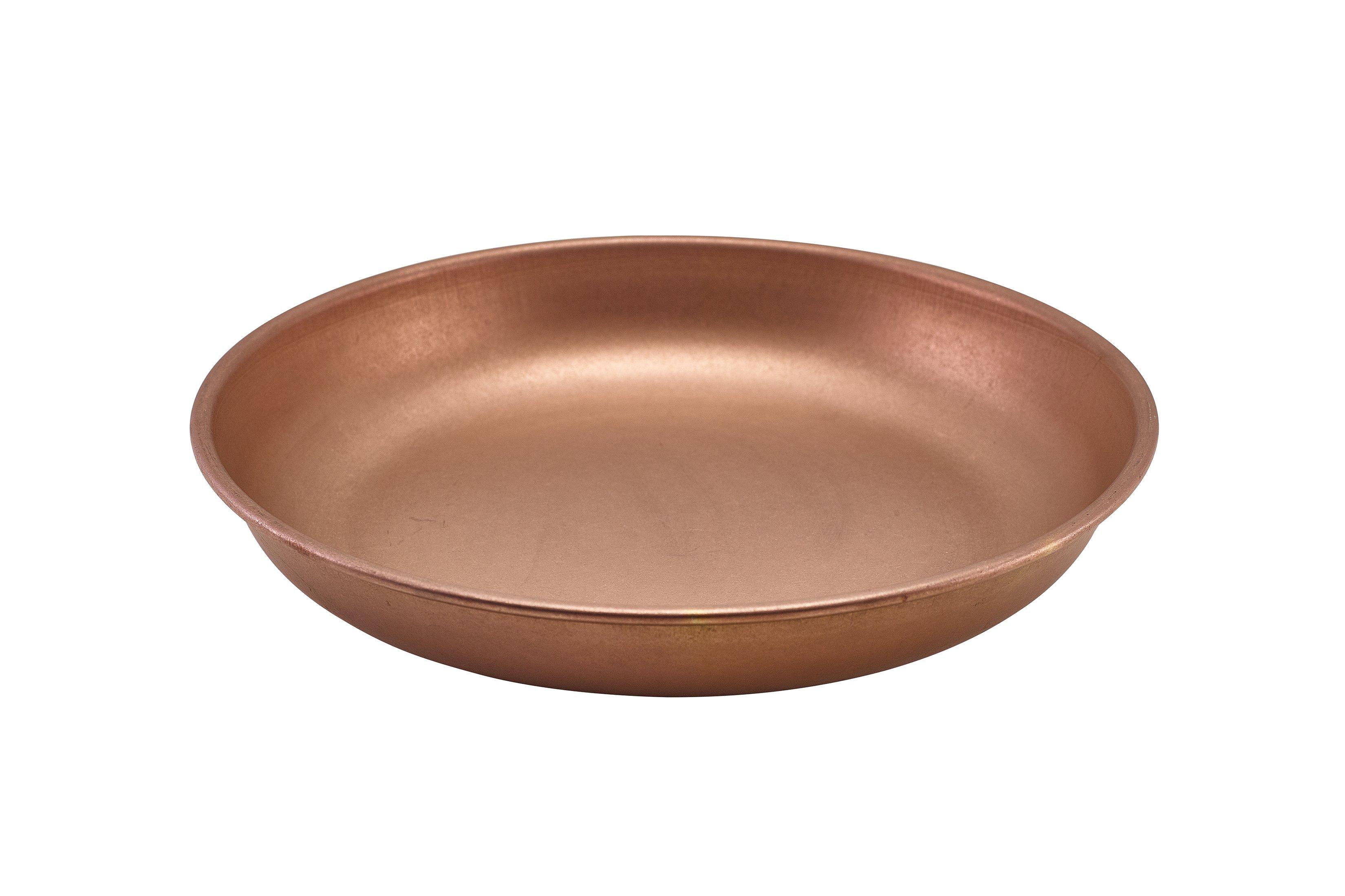 GenWare Copper Vintage Steel Coupe Plate 24cm