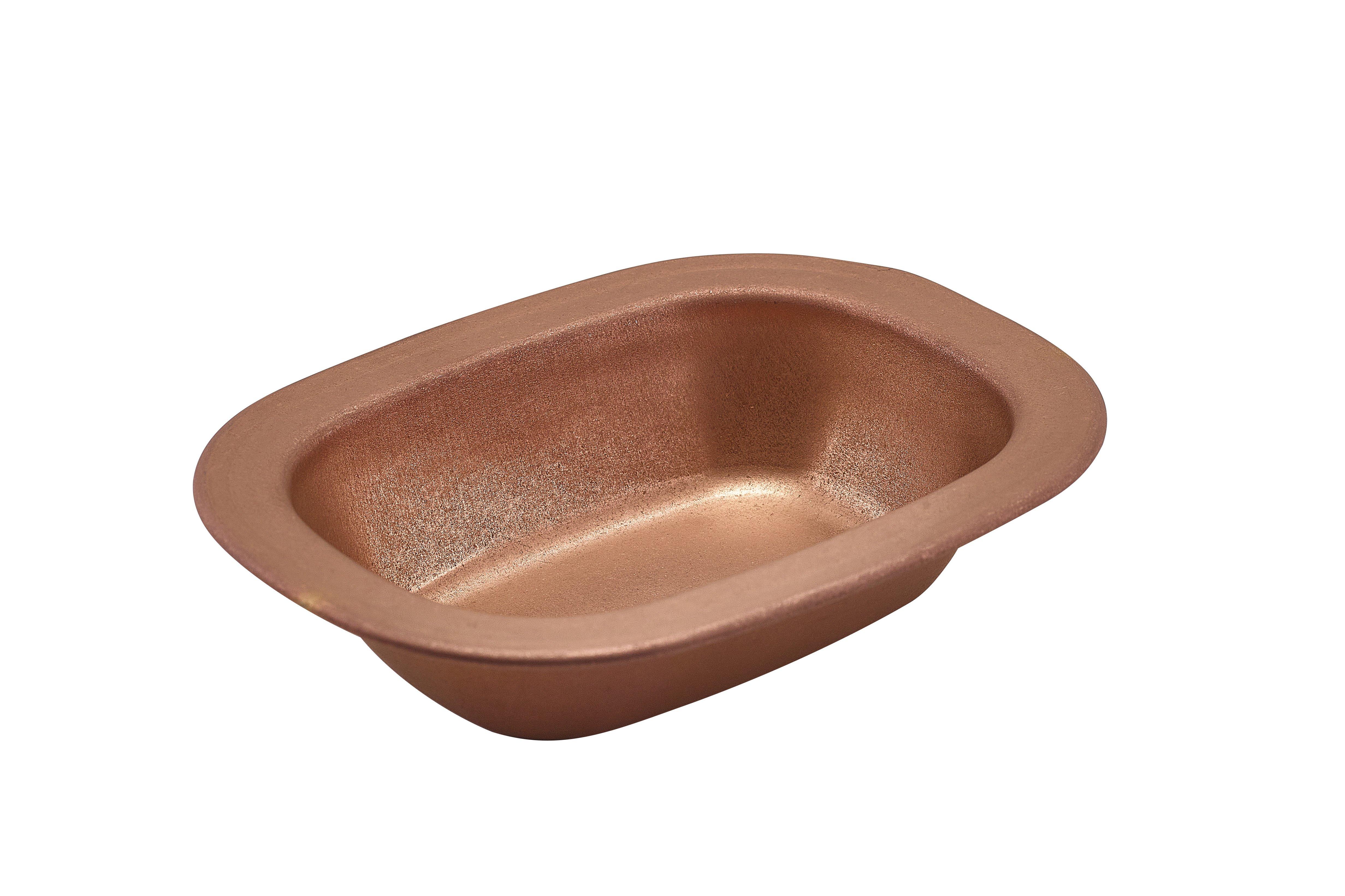 GenWare Copper Vintage Steel Pie Dish 16cm