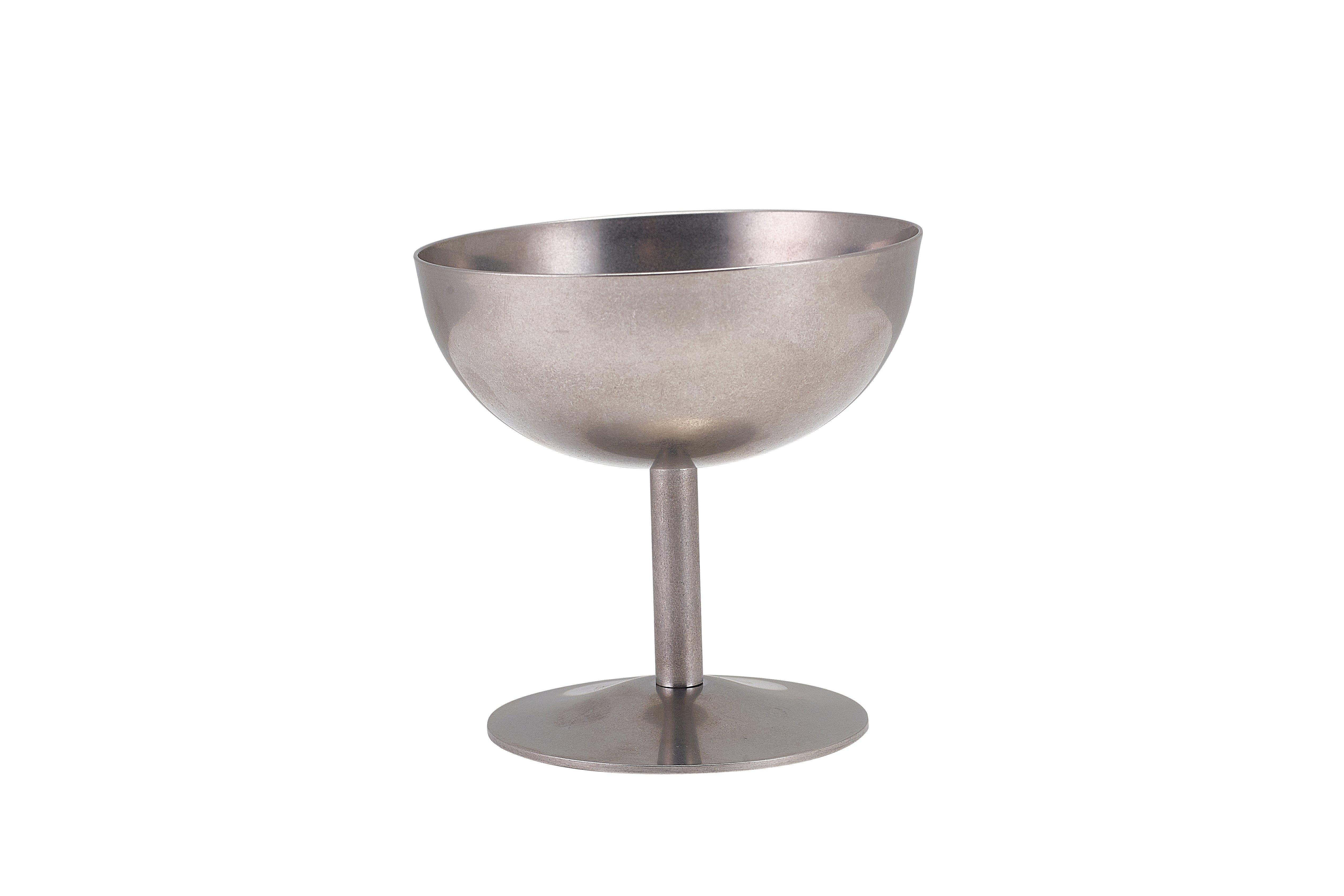 GenWare Vintage Steel Stemmed Sundae Cup 23cl