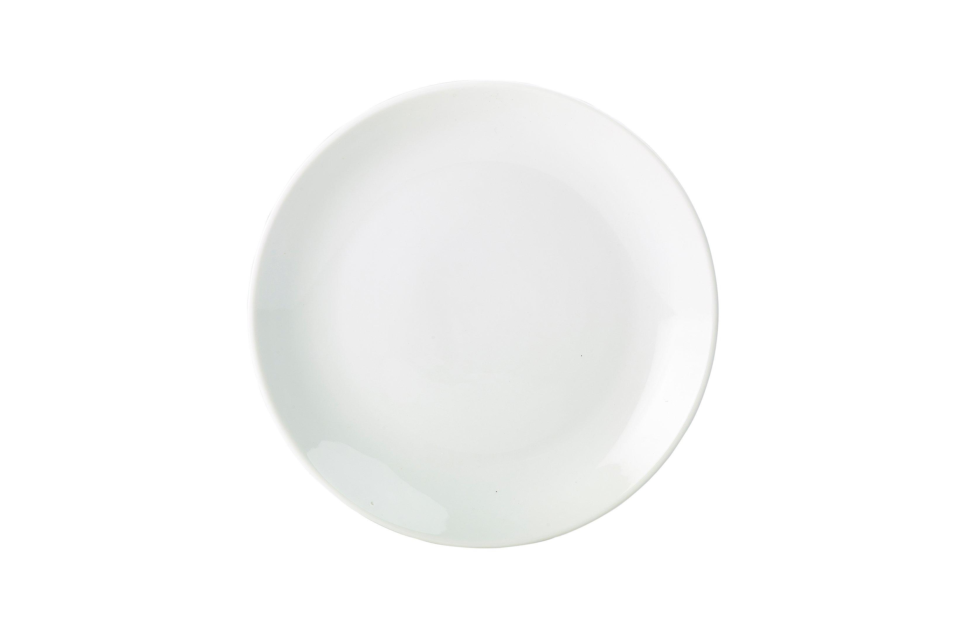 Genware Porcelain Coupe Plate 24cm