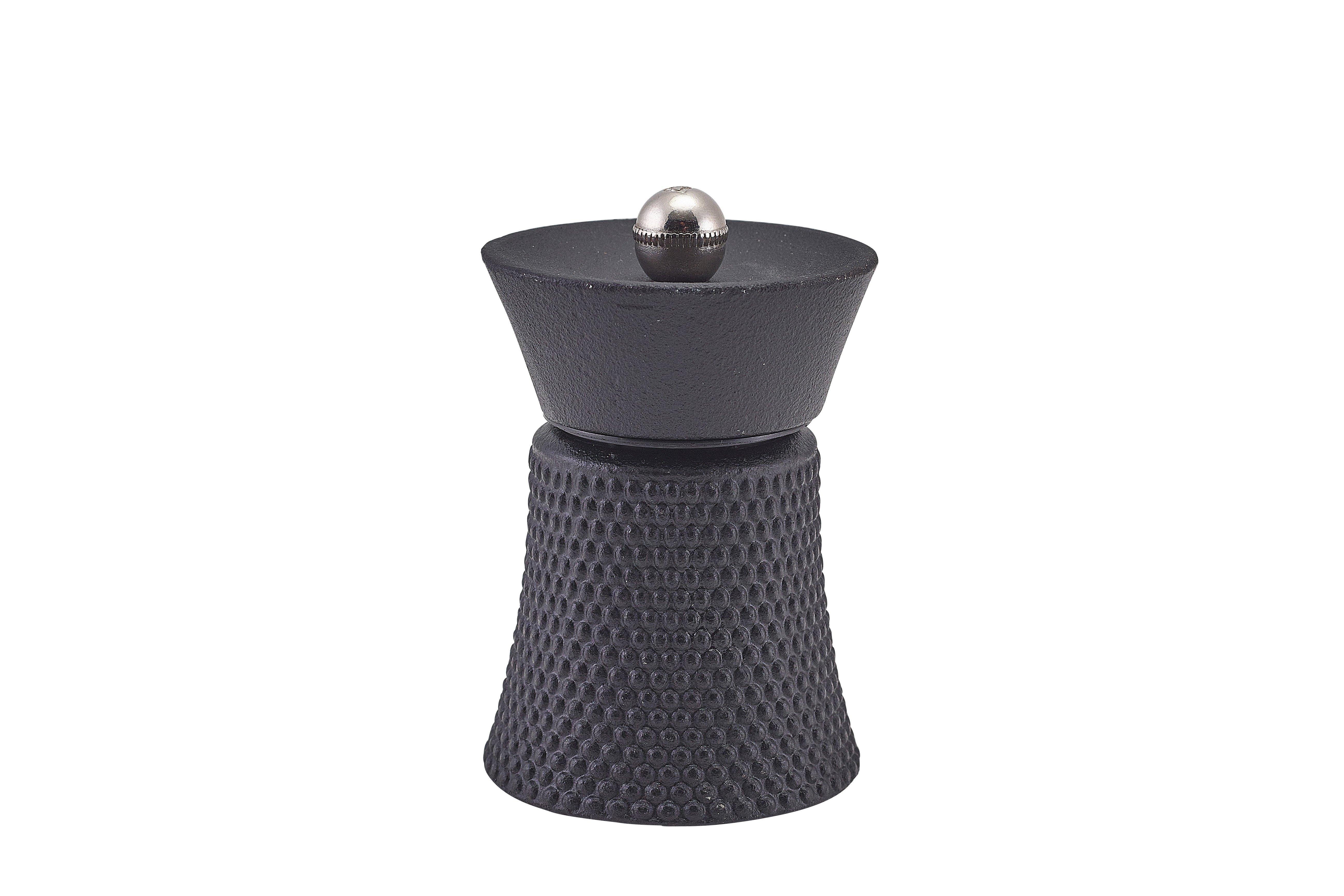 GenWare Black Cast Iron Salt/ Pepper Grinder 8cm