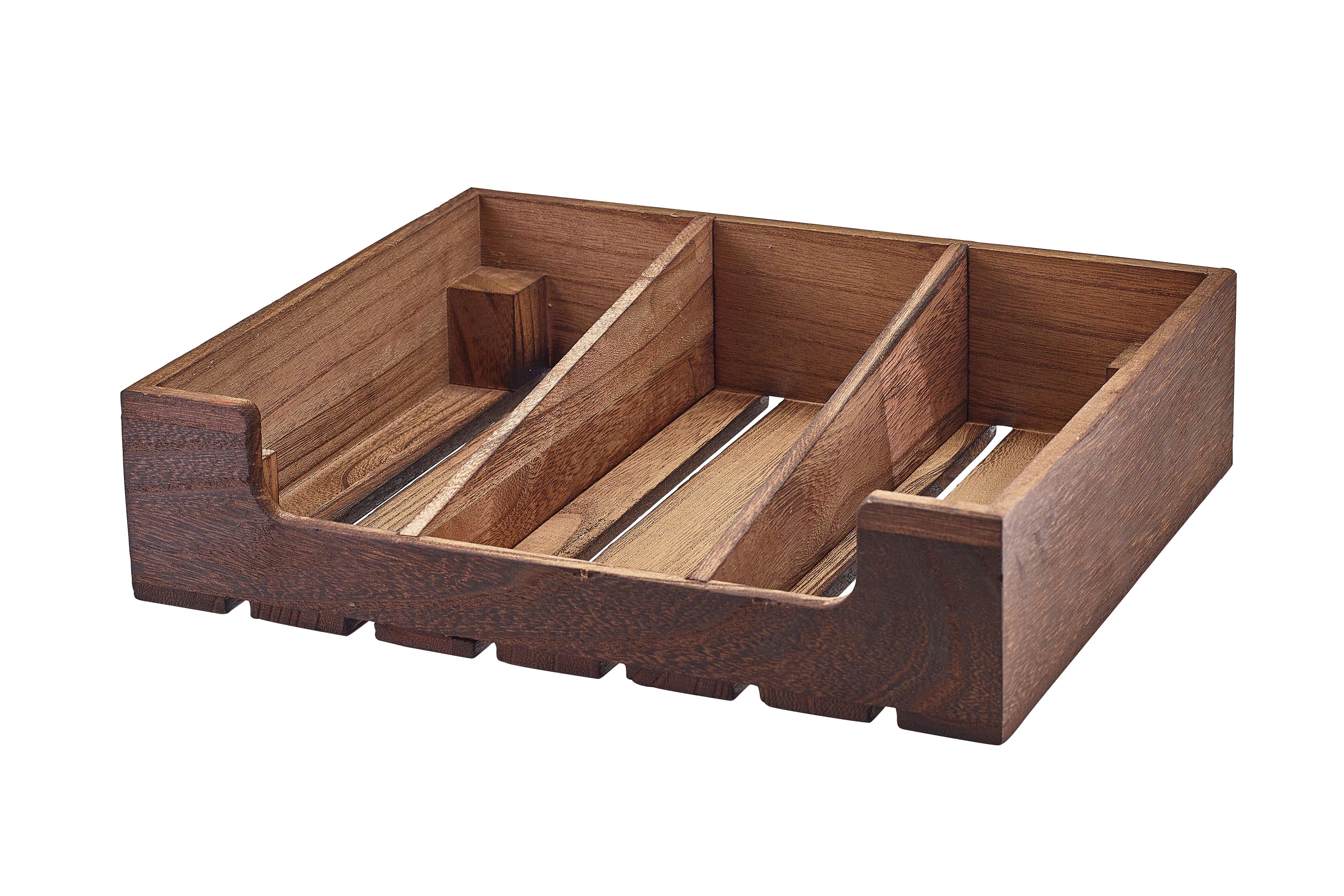 Rustic Wooden Display Crate GN 1/2