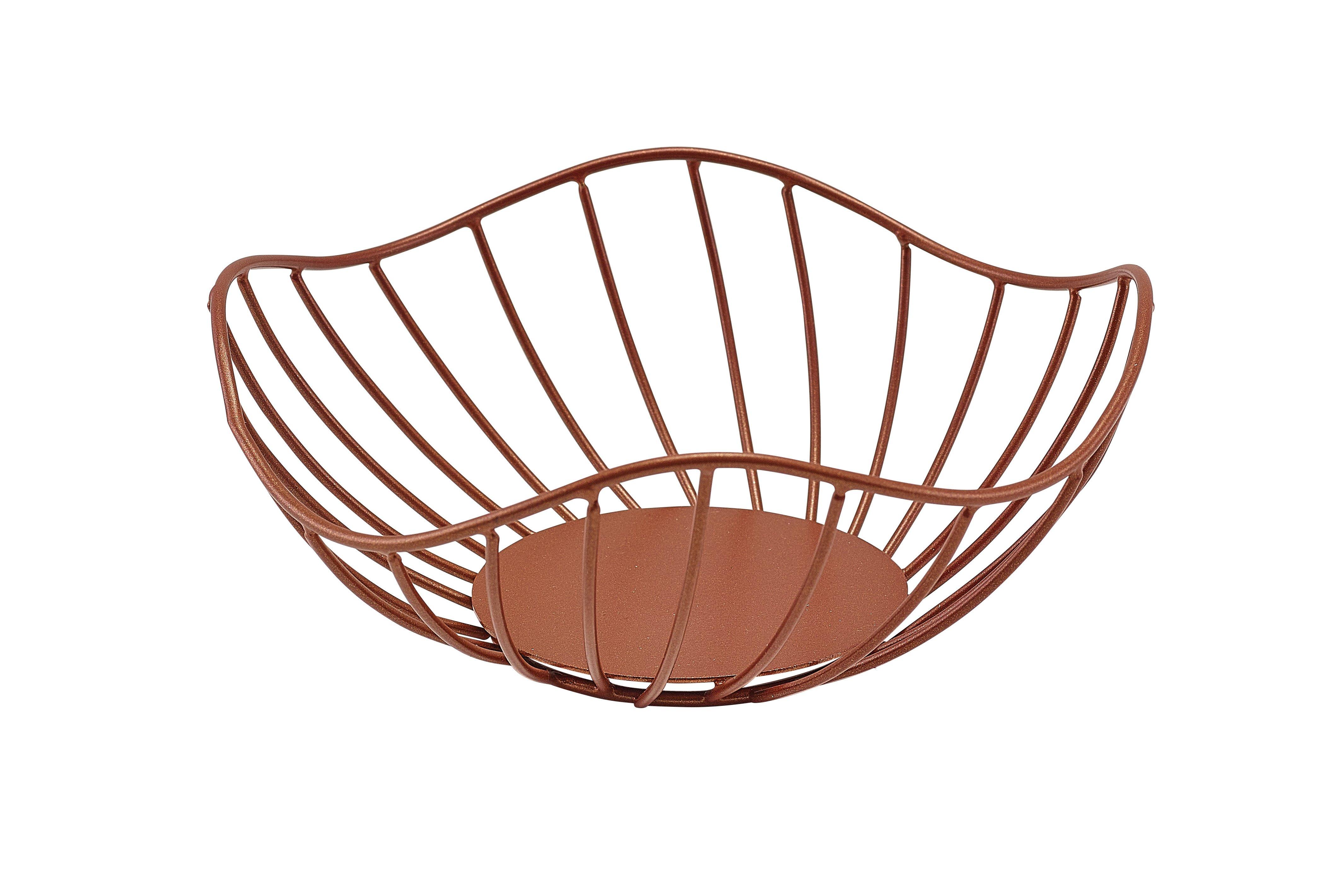 GenWare Lotus Leaf Copper Wire Basket 20cm
