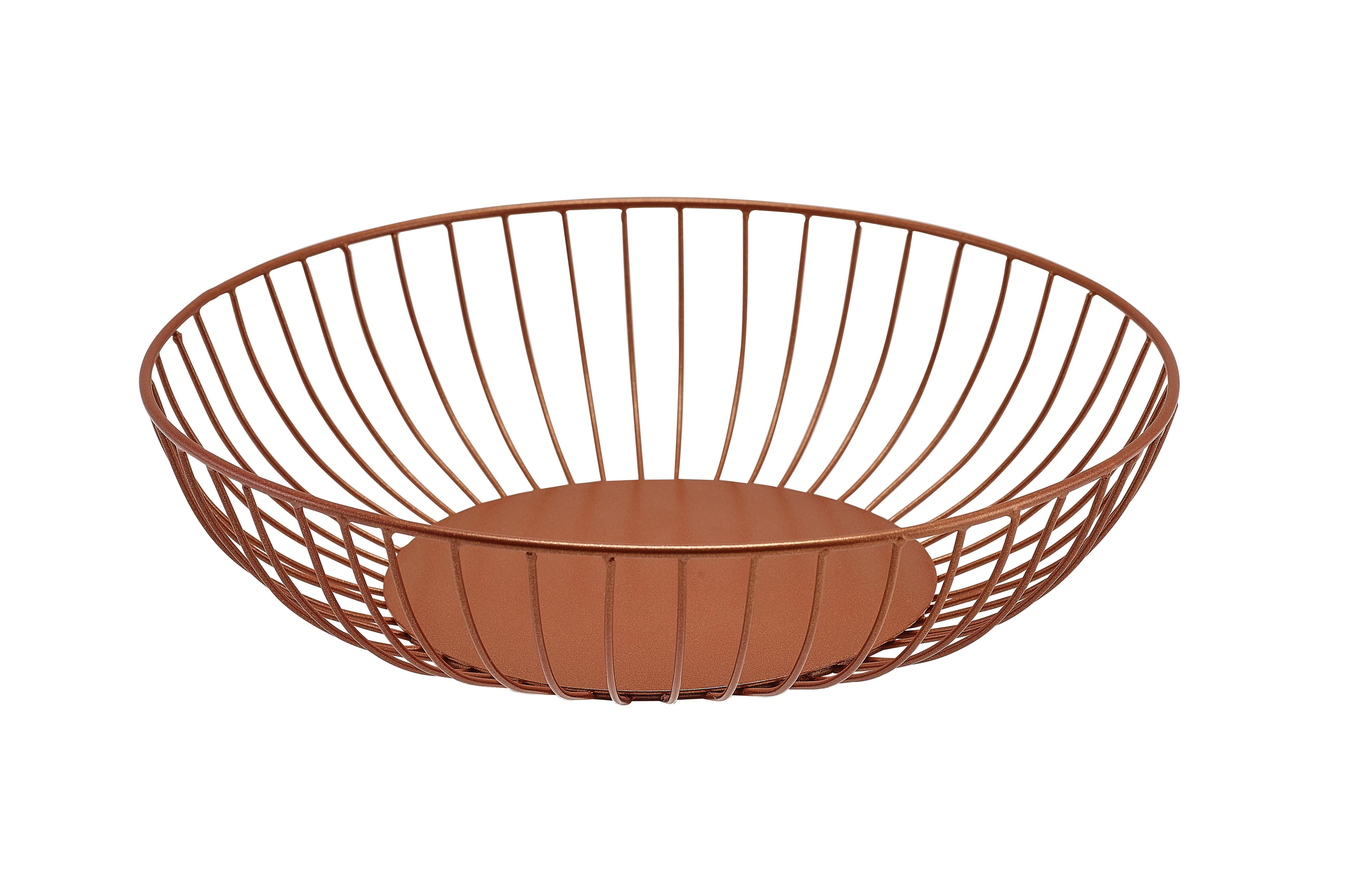 GenWare Round Copper Wire Basket 27cm