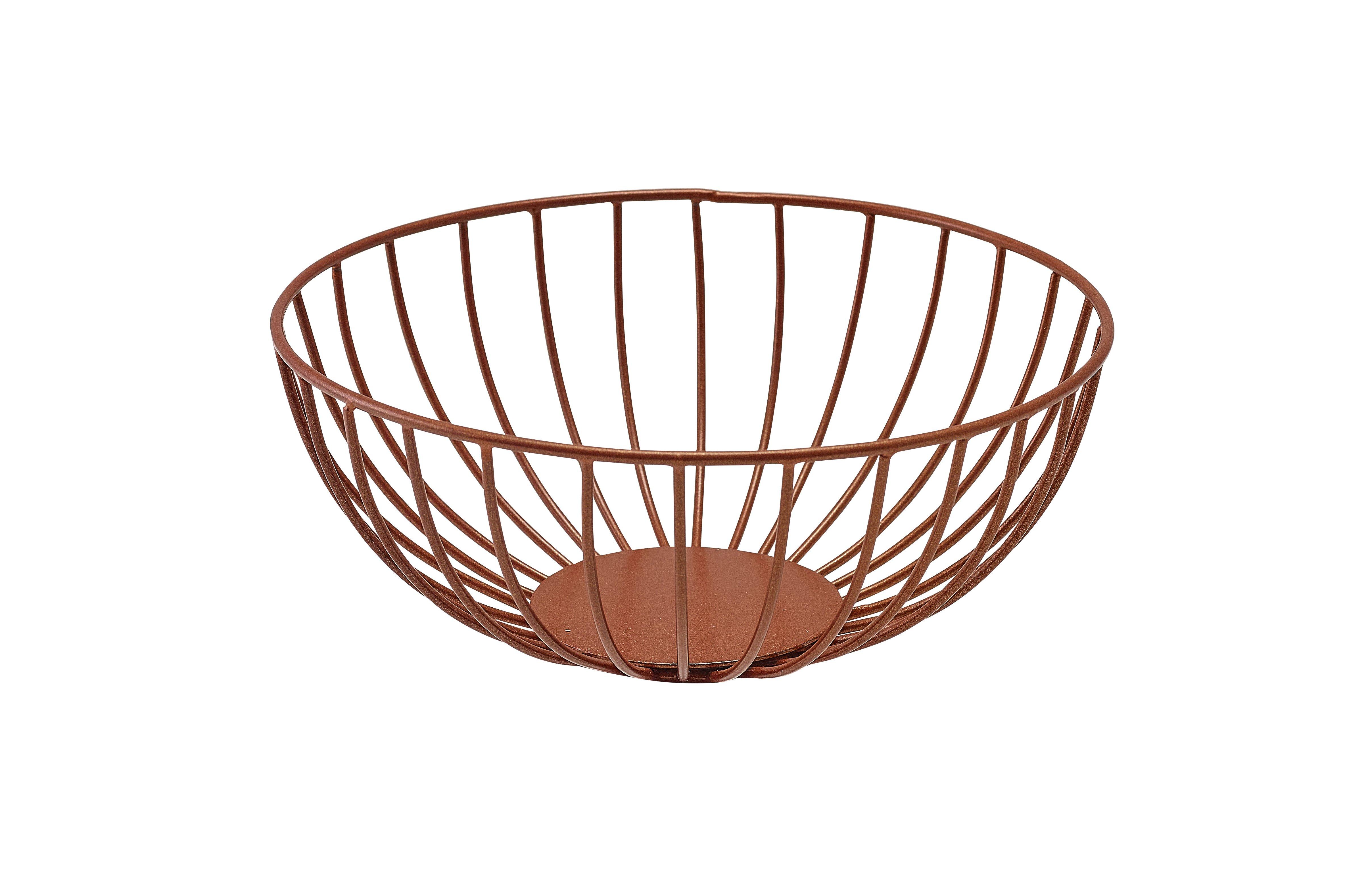 GenWare Round Copper Wire Basket 20cm