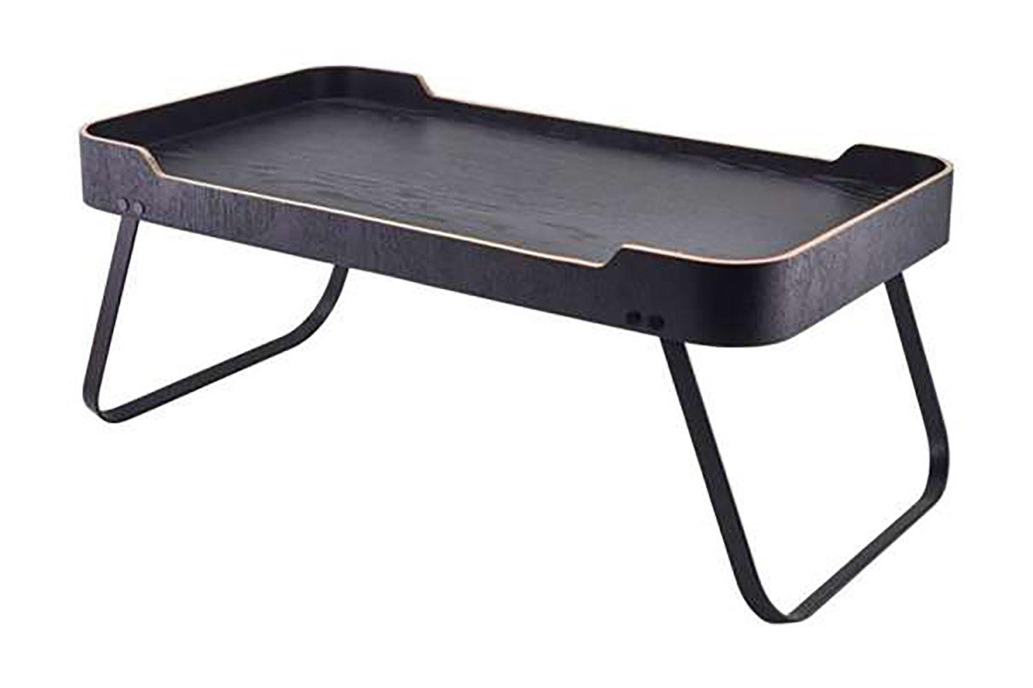 GenWare Black Wood Veneer Room Service Tray 59cm