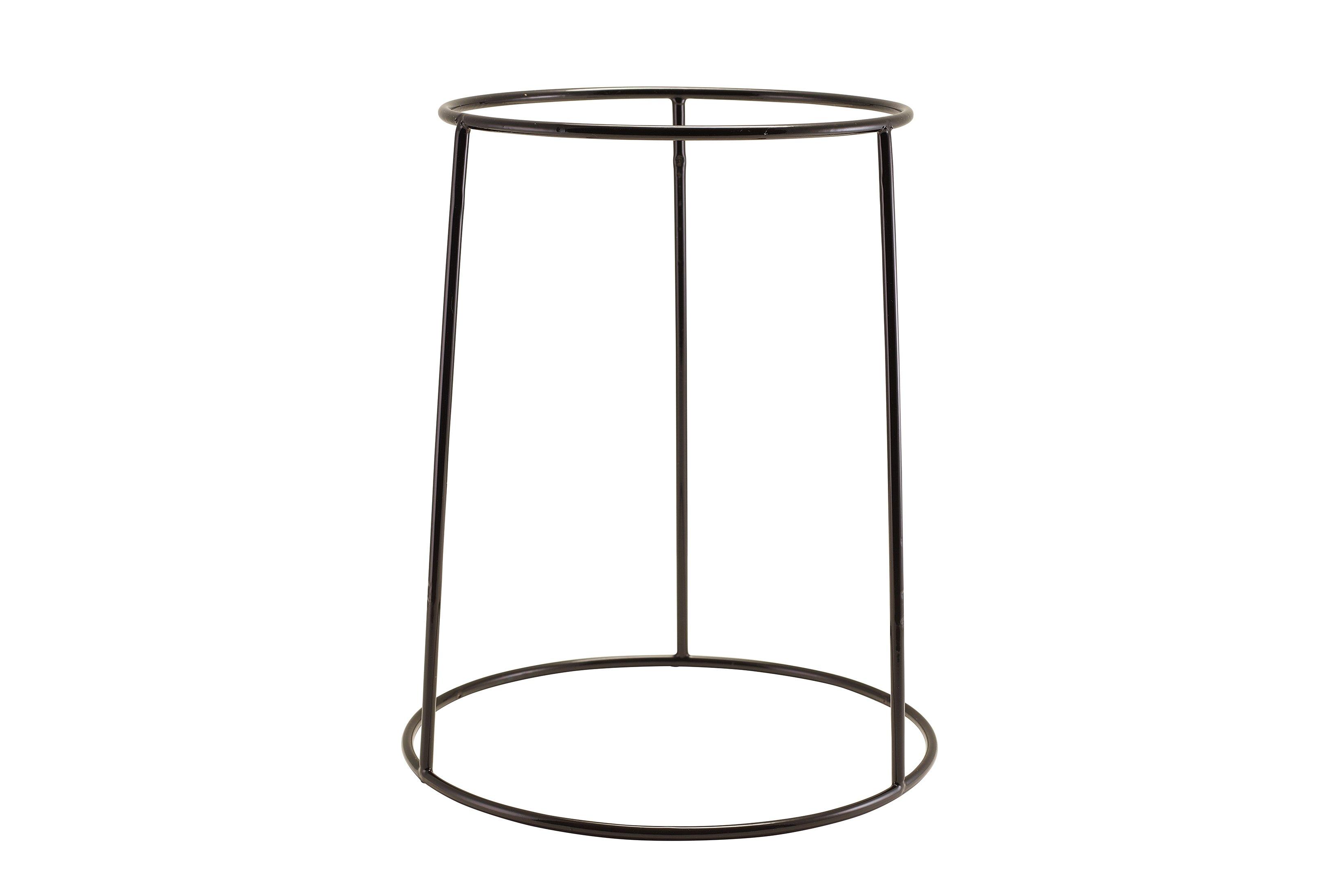 GenWare Black Anti-Slip Round Buffet Riser 30cm